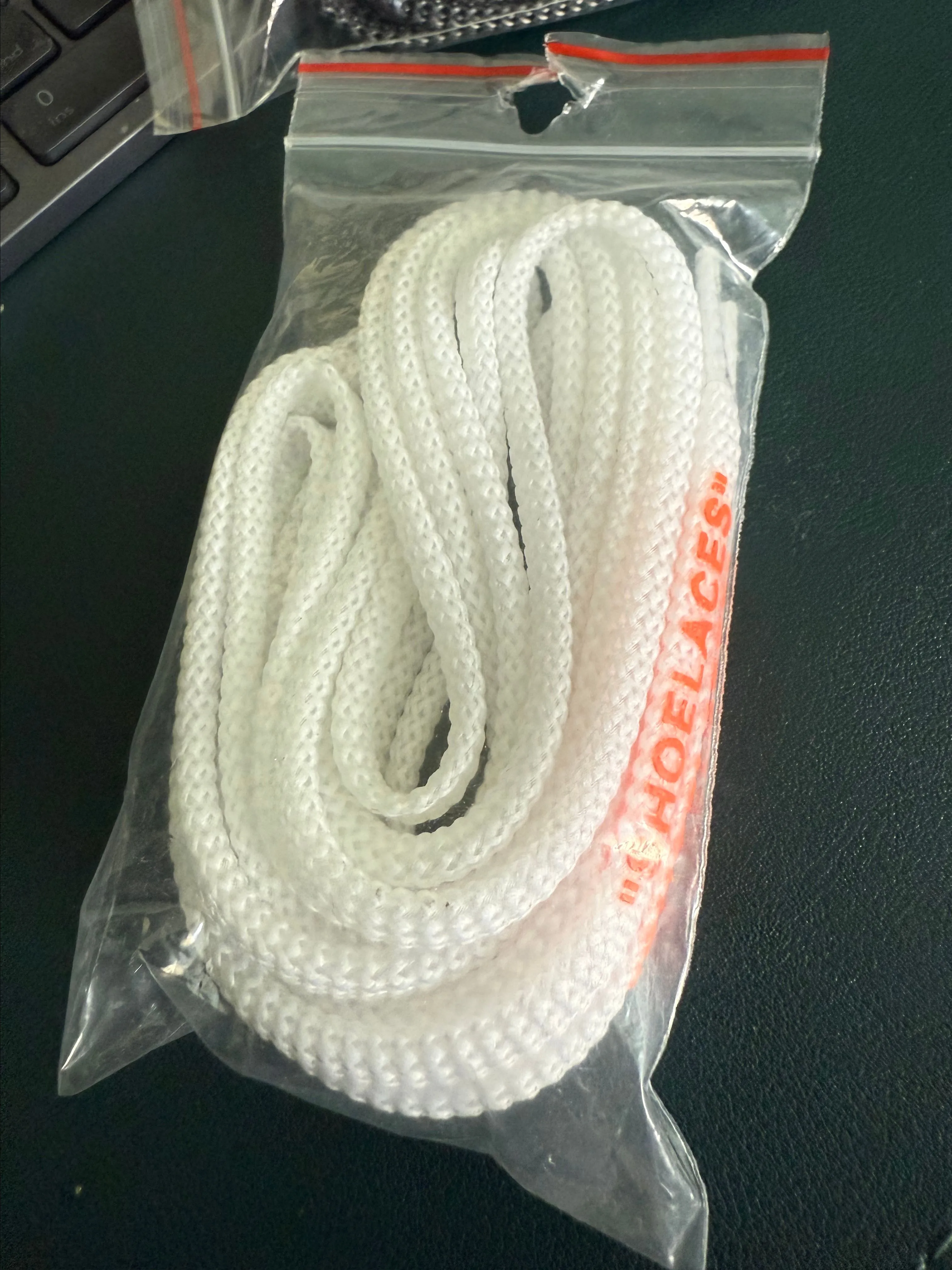 Product image for Off-White Air Force 1 laces (from black AF1)
