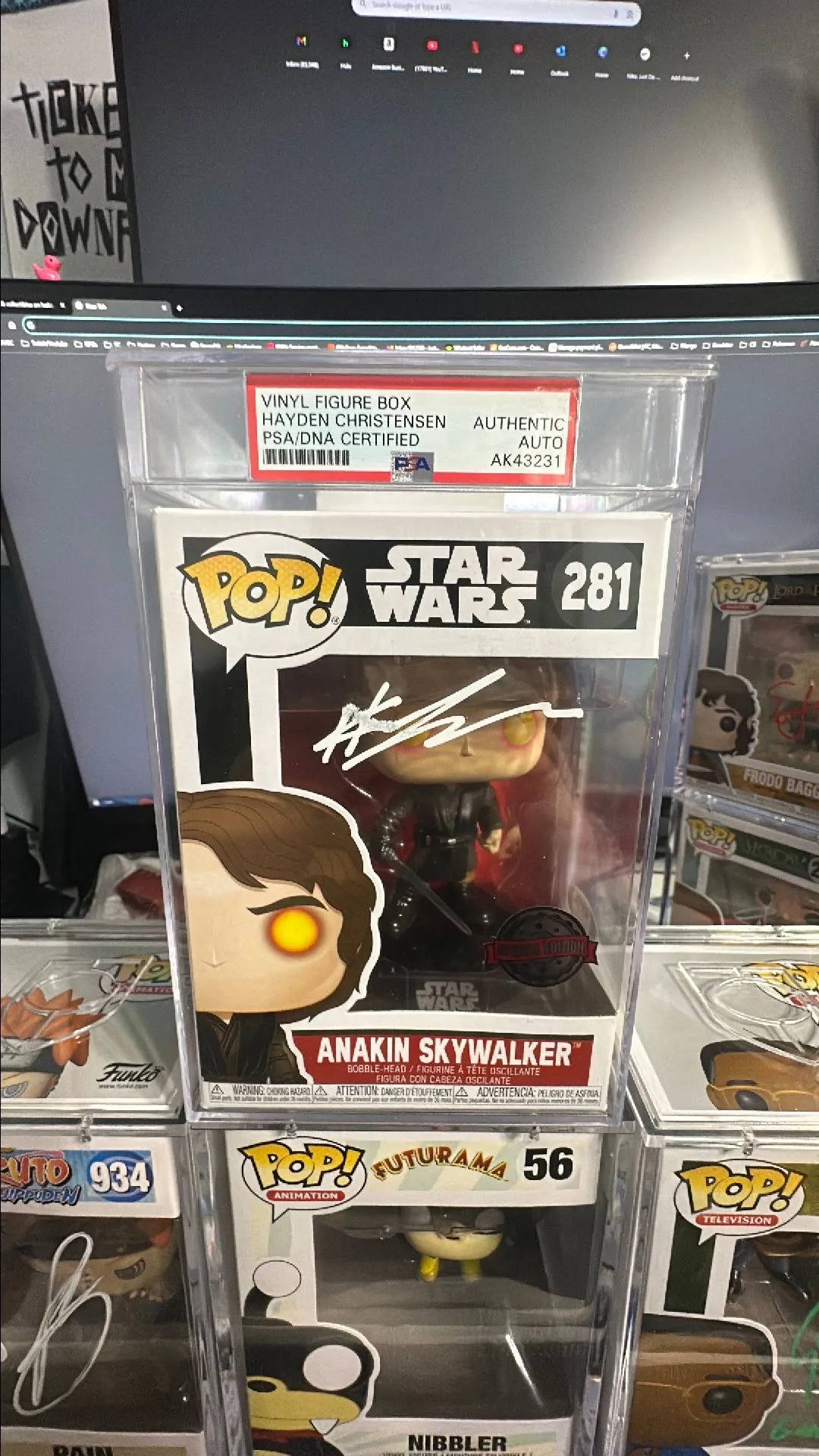 Product image for Anakin Skywalker signed by Hayden Christensen
