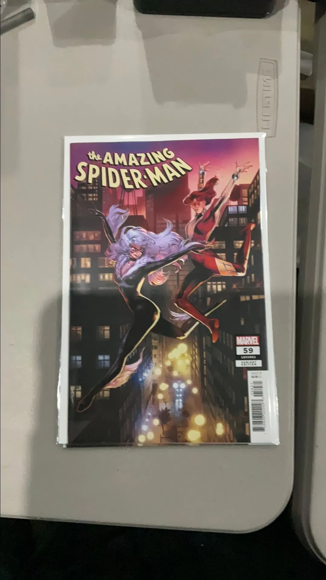 Product image for Amazing Spider-Man #59 Carmen Carnero Variant Jackpot Black Cat Marvel