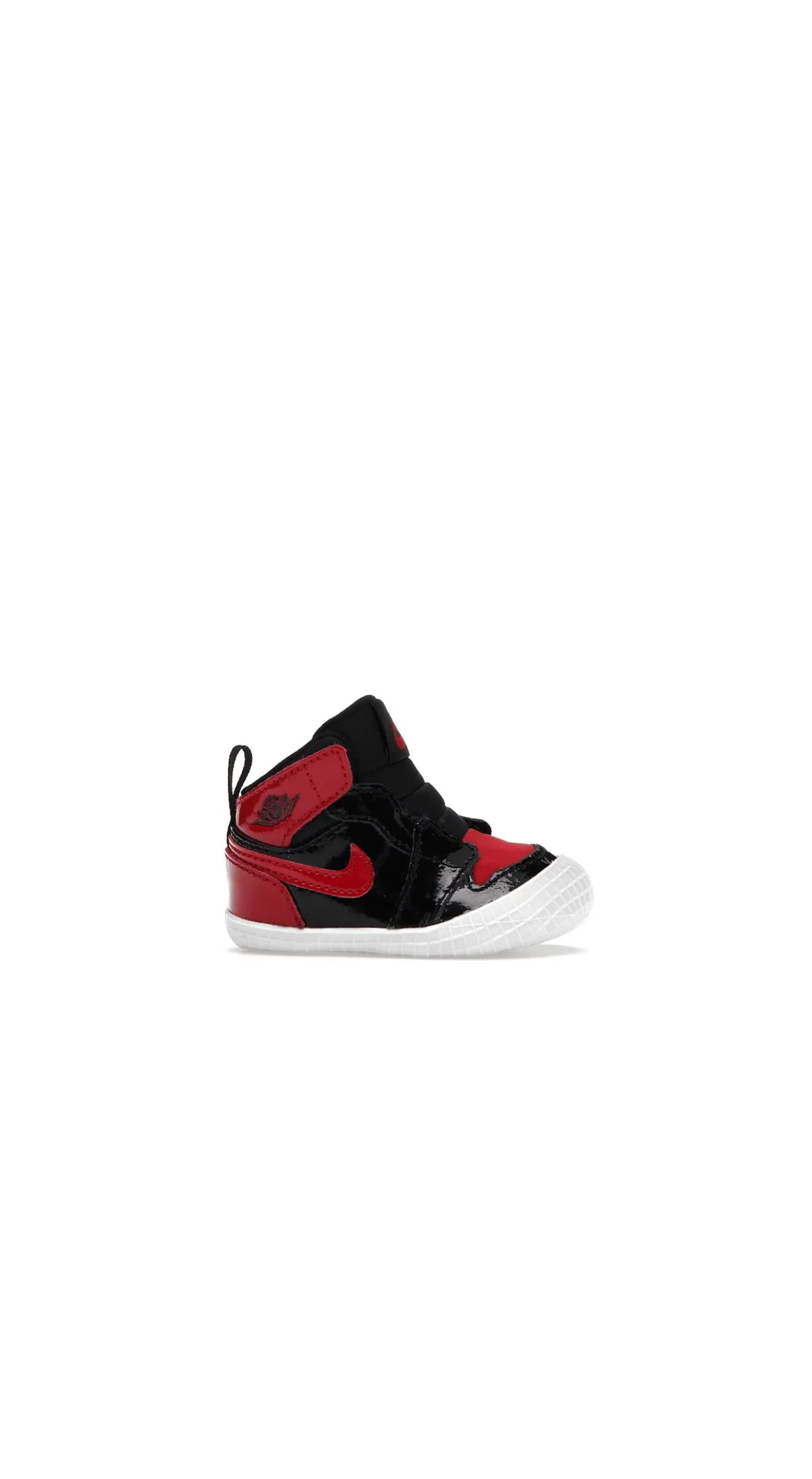 Product image for Jordan 1 Crib Bootie - Bred Patent (I) 4C
