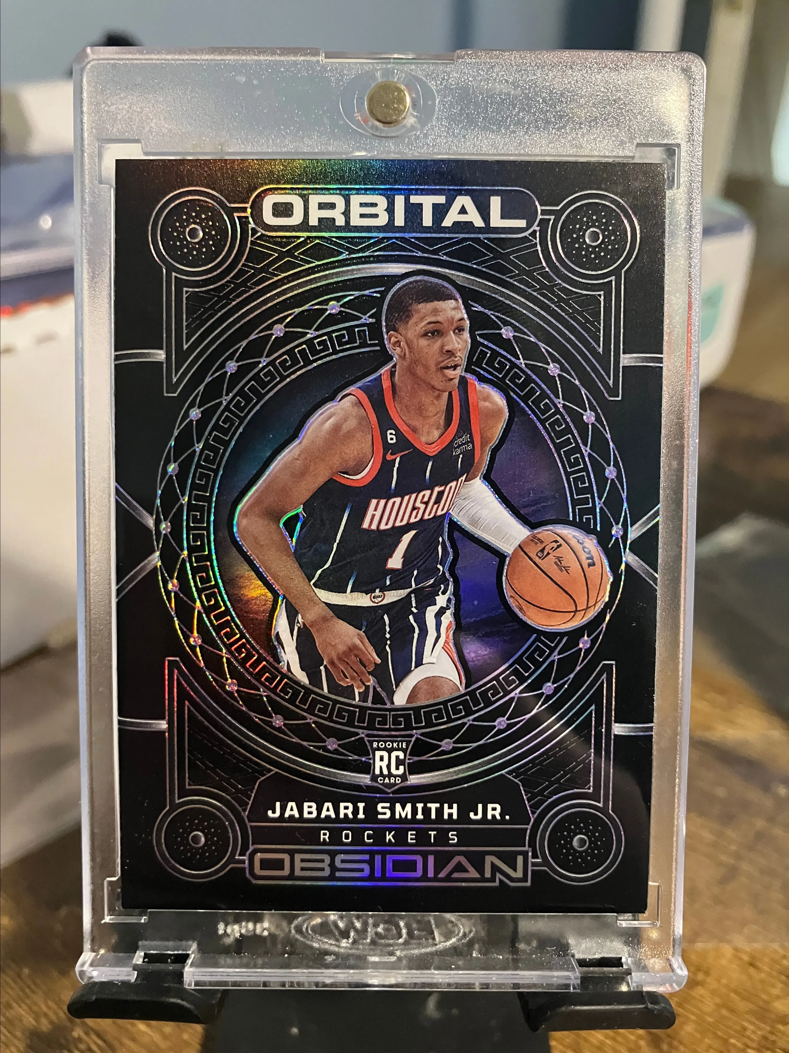 Product image for Jabari smith jr obsidian rookie /75