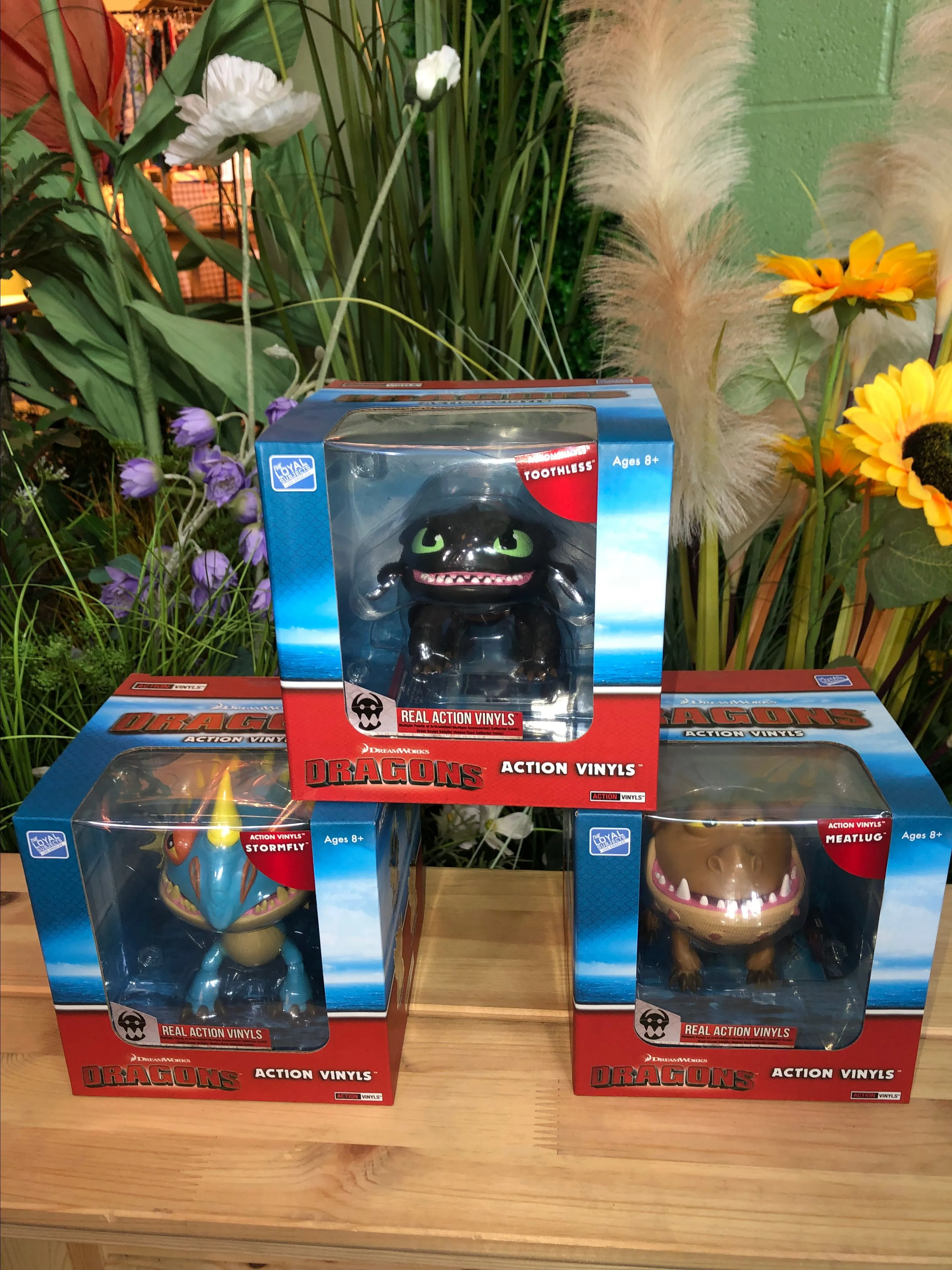 Product image for How to Train Your Dragon Action Vinyl Set of 3