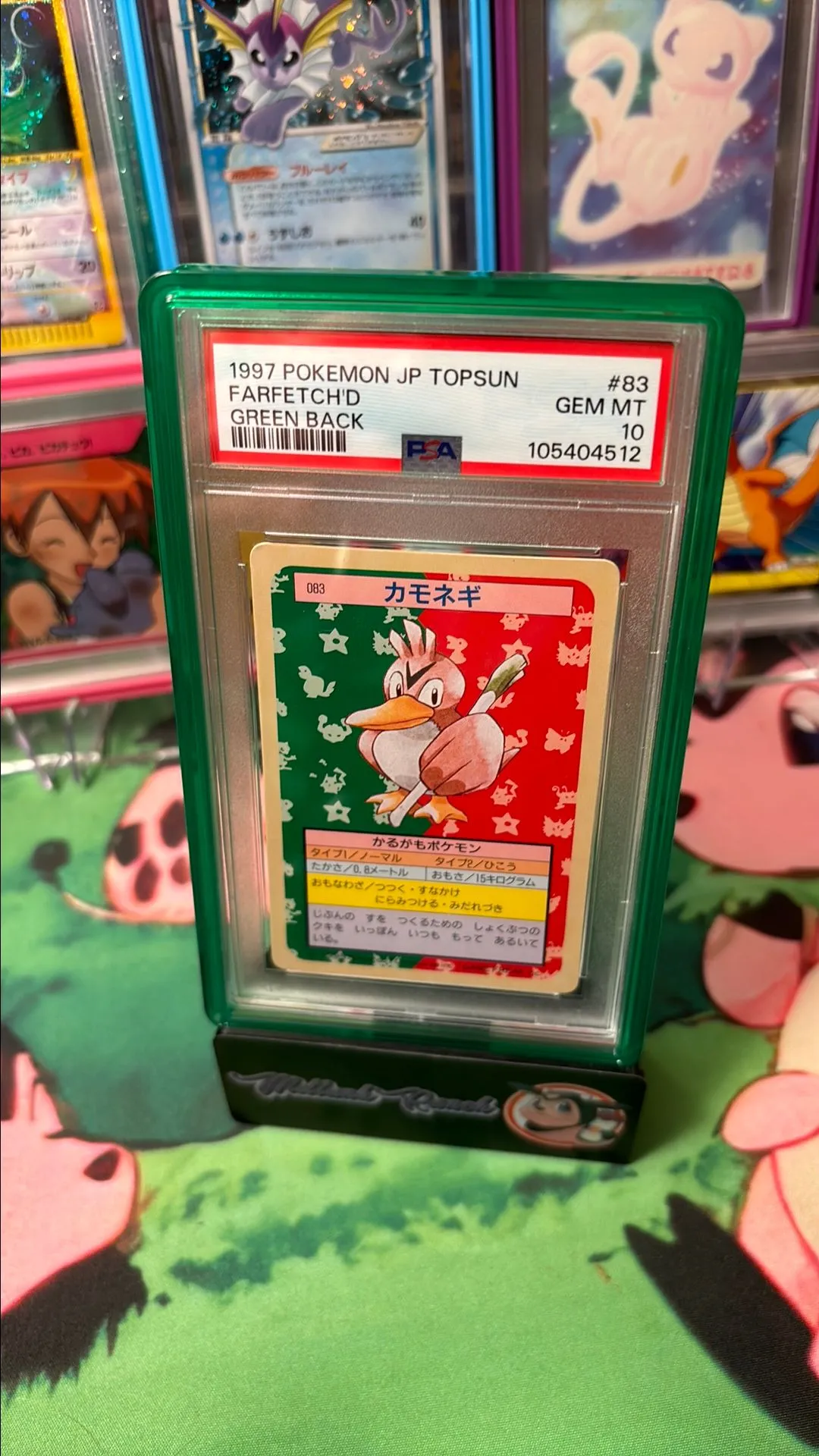 Product image for FARFETCH'D  GREENBACK TOPSUN  PSA GEM MINT 10