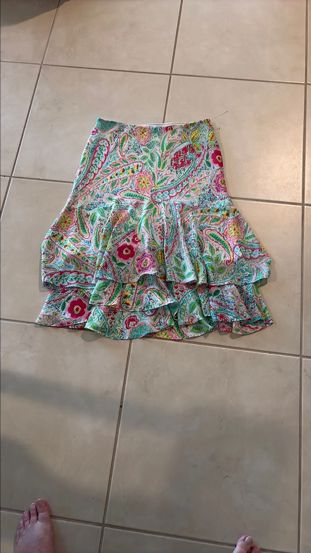 Product image for American living layered skirt medium stretchy