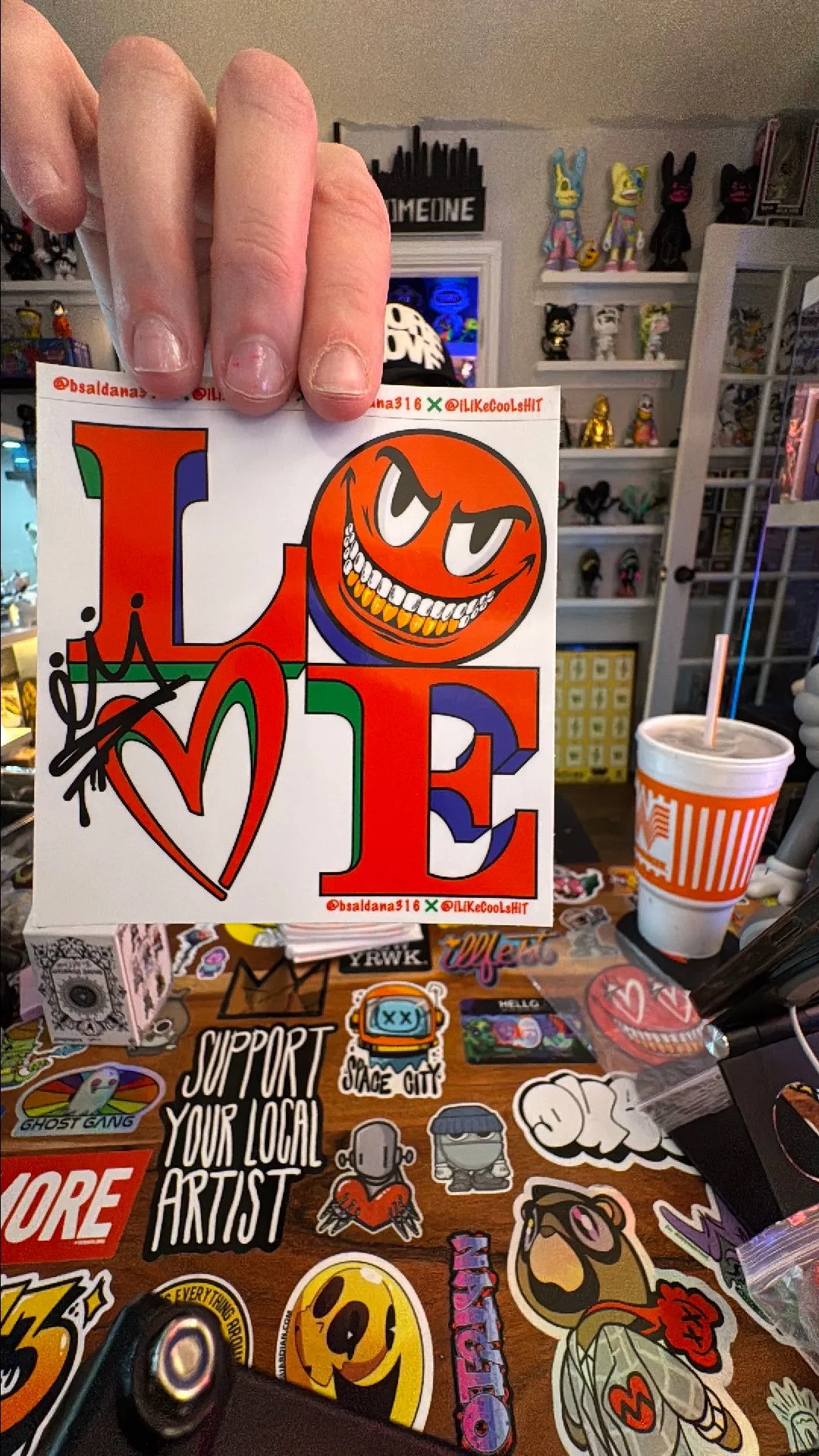 Product image for B x ILikeCoolShit Sticker