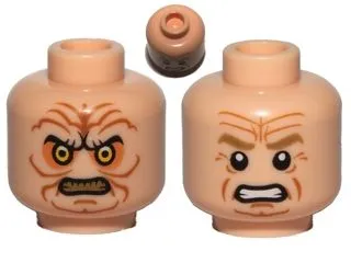 Product image for Part 3626pb0808 / Palpatine's Arrest Palpatine Minifig Head / Star Wars 