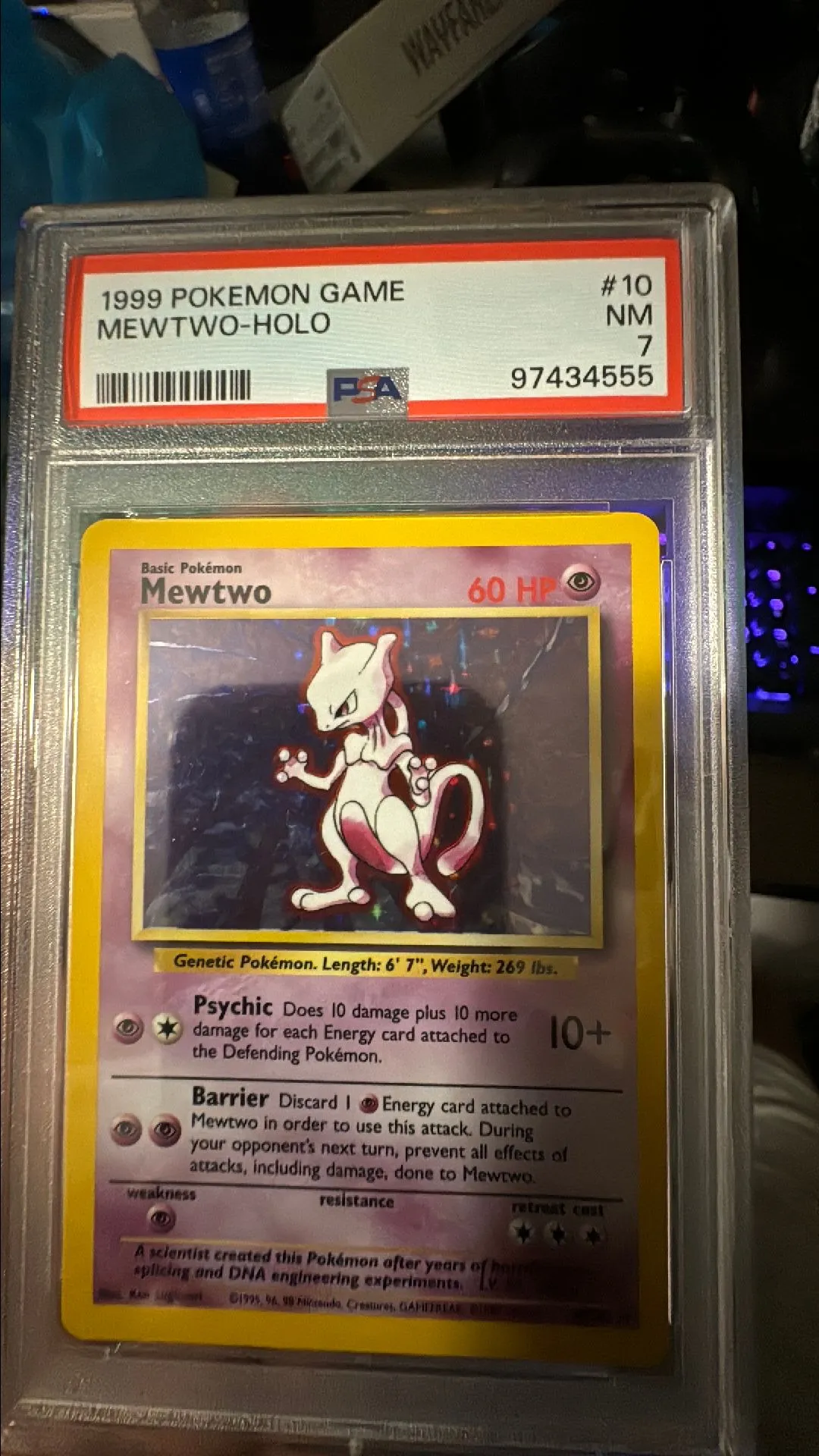 mewtwo holographic card 1995 Amazon.com: Arceus VSTAR 123/172 Brilliant Stars main image 0
