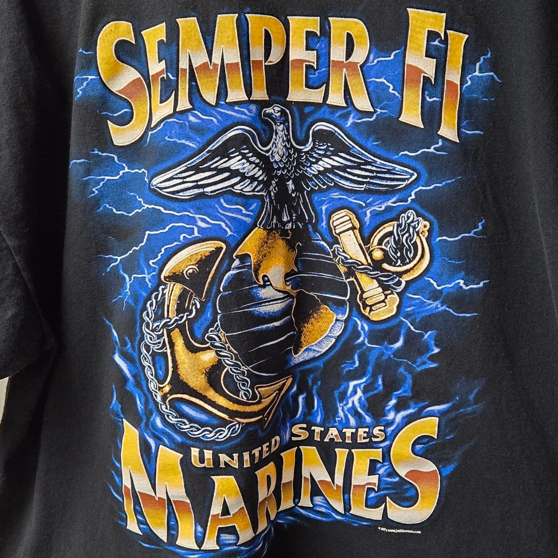 Product image for Marines Men's T-Shirt Size 2XL