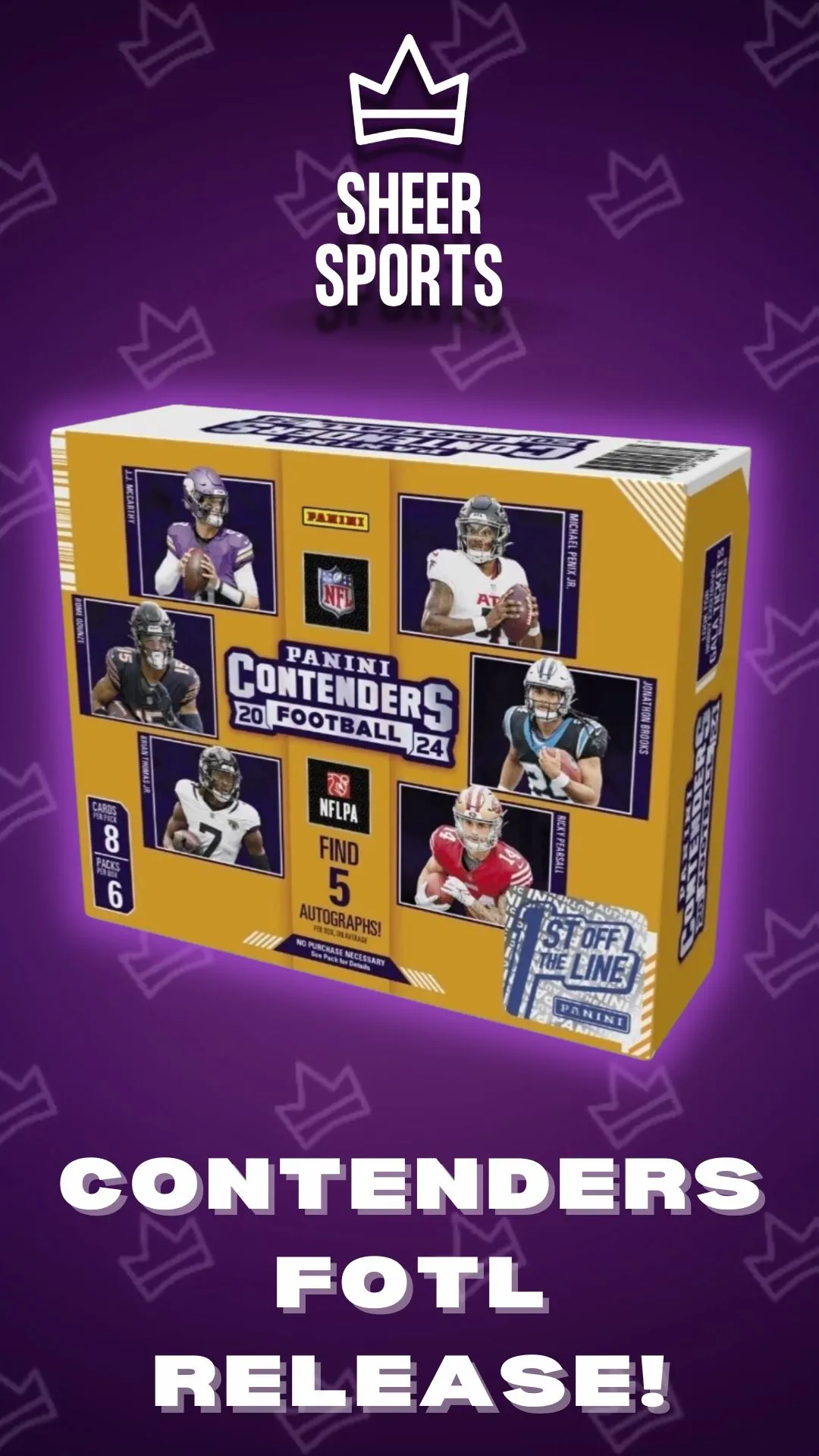 Product image for Contenders FOTL 1st Off the Line Hobby Box NFL 2024