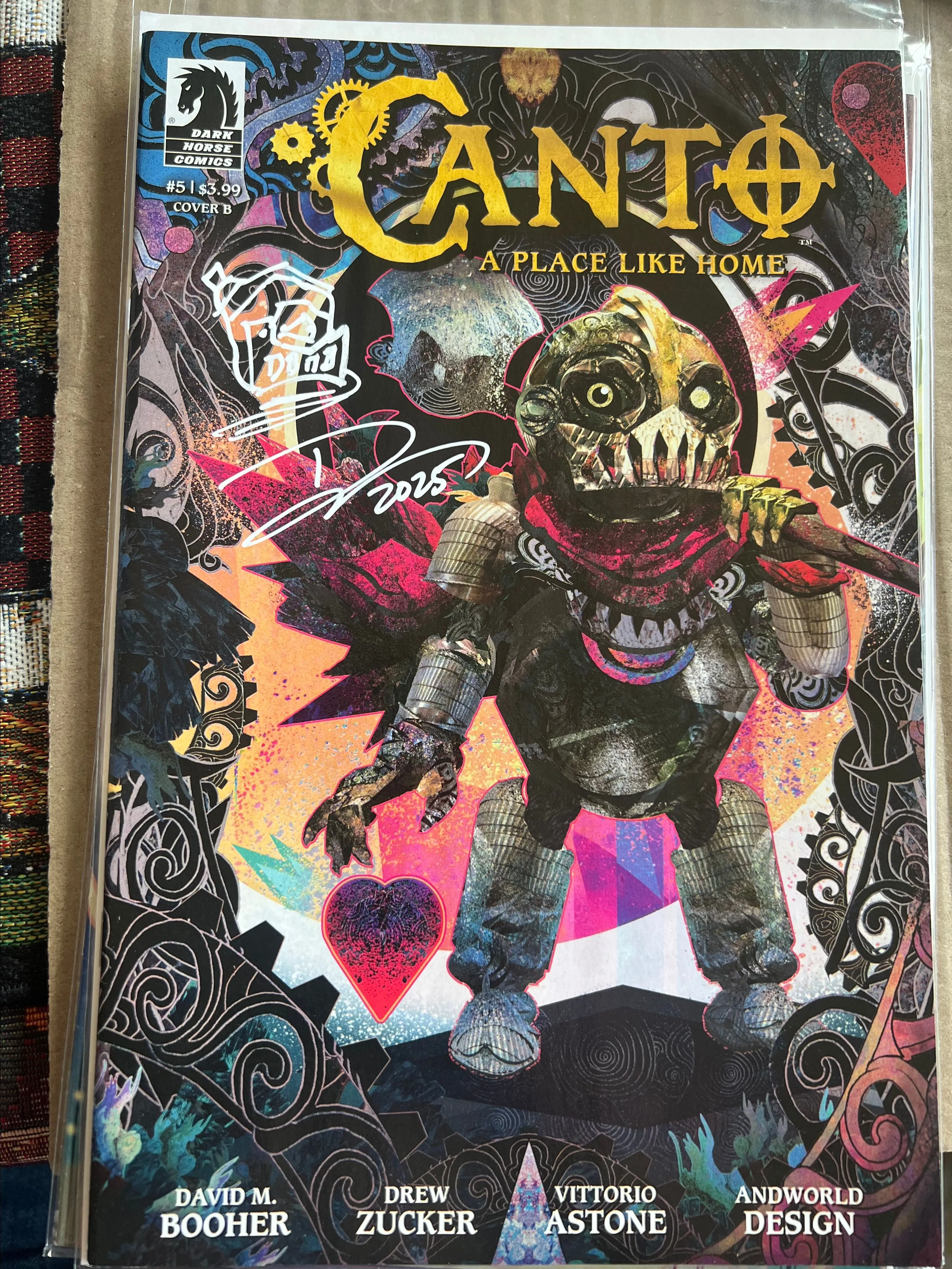 Product image for CANTO: A PLACE LIKE HOME #5 cover B signed & remarqued