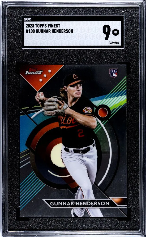 Product image for 2023 Gunnar Henderson Topps Finest Rookie SGC 9.0