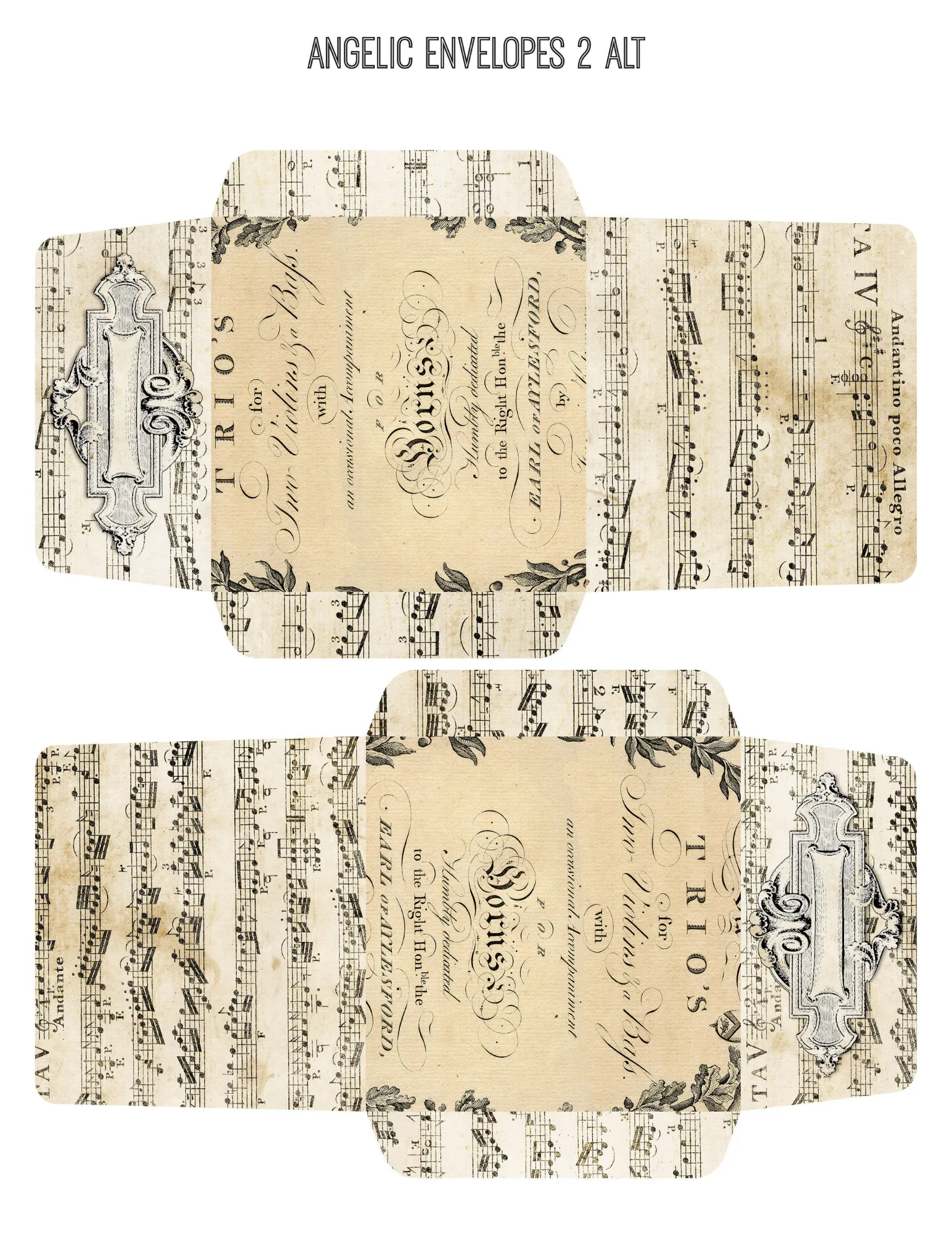 Product image for A121. 1700s Sheet Music