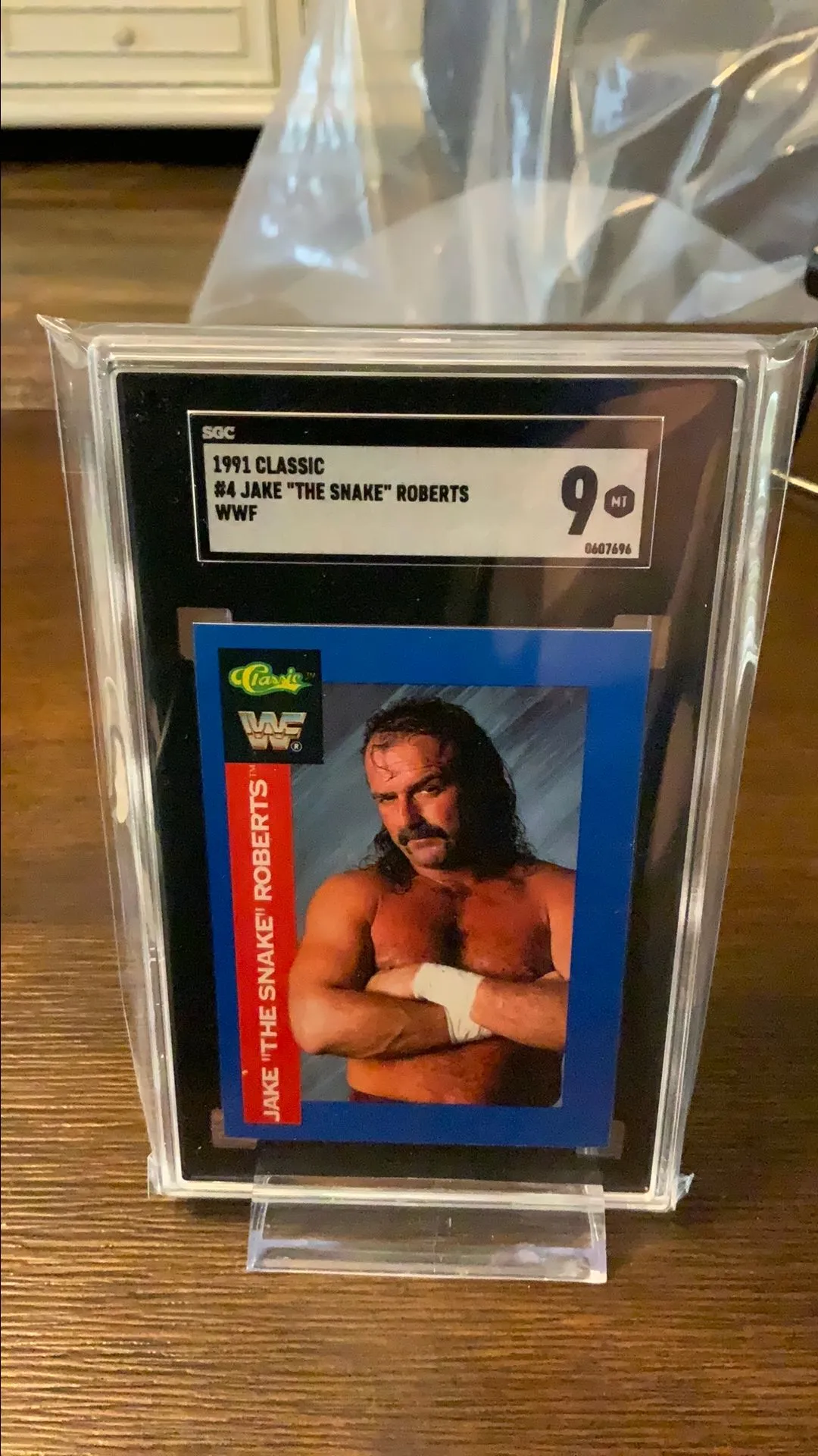 Product image for 1991 Classic Jake The Snake Roberts SGC Wwf 9