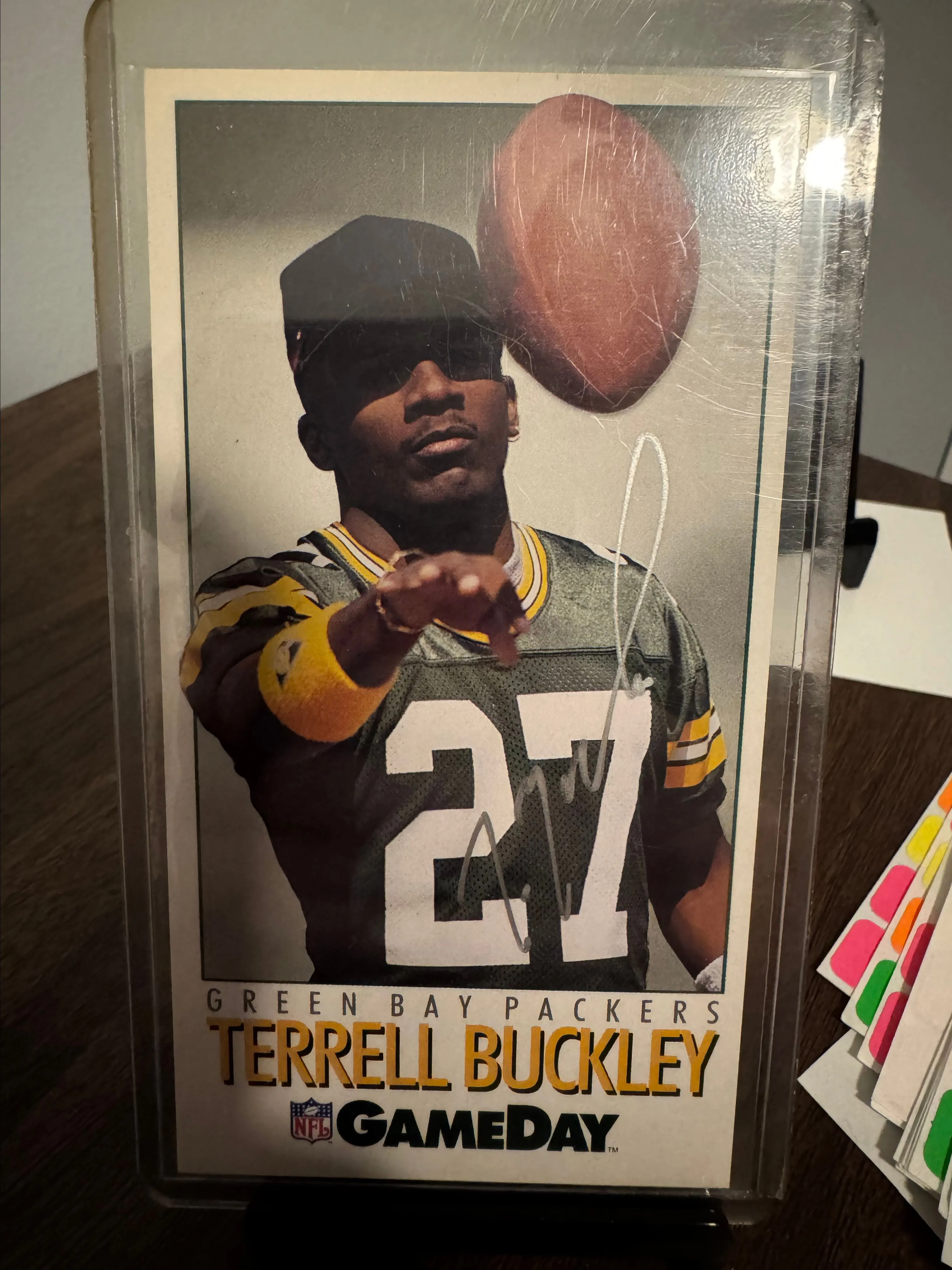 Product image for Terrell Buckley Auto (2 card auto lot)