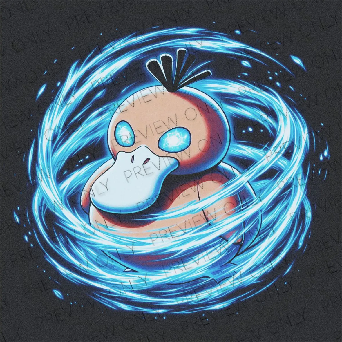 Product image for Custom RGB Light Up Ultra Headache Psyduck Play Mat