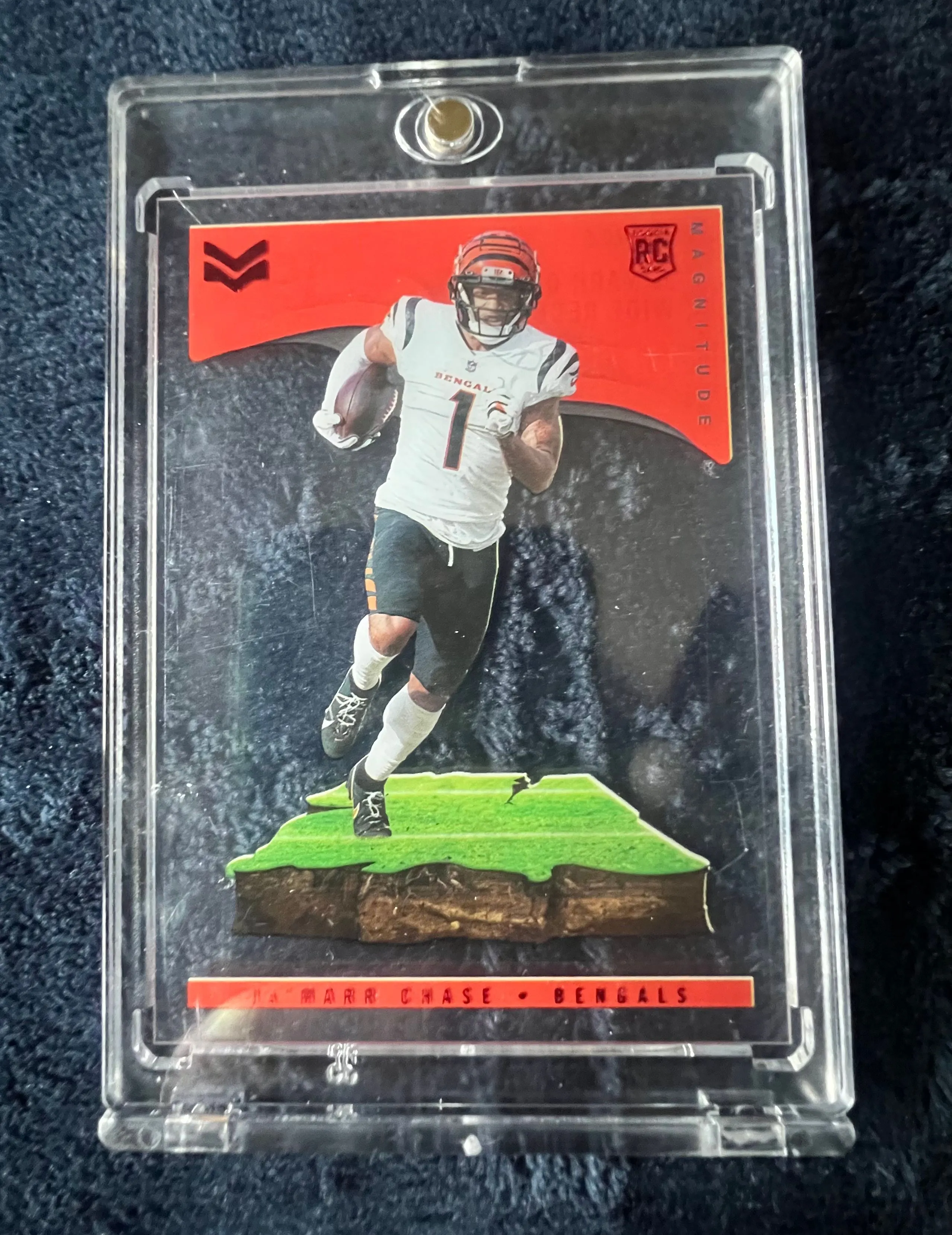 Product image for 2021 Panini Chronicles - Magnitude Red #MAG-5 Ja'Marr Chase /199 (RC)