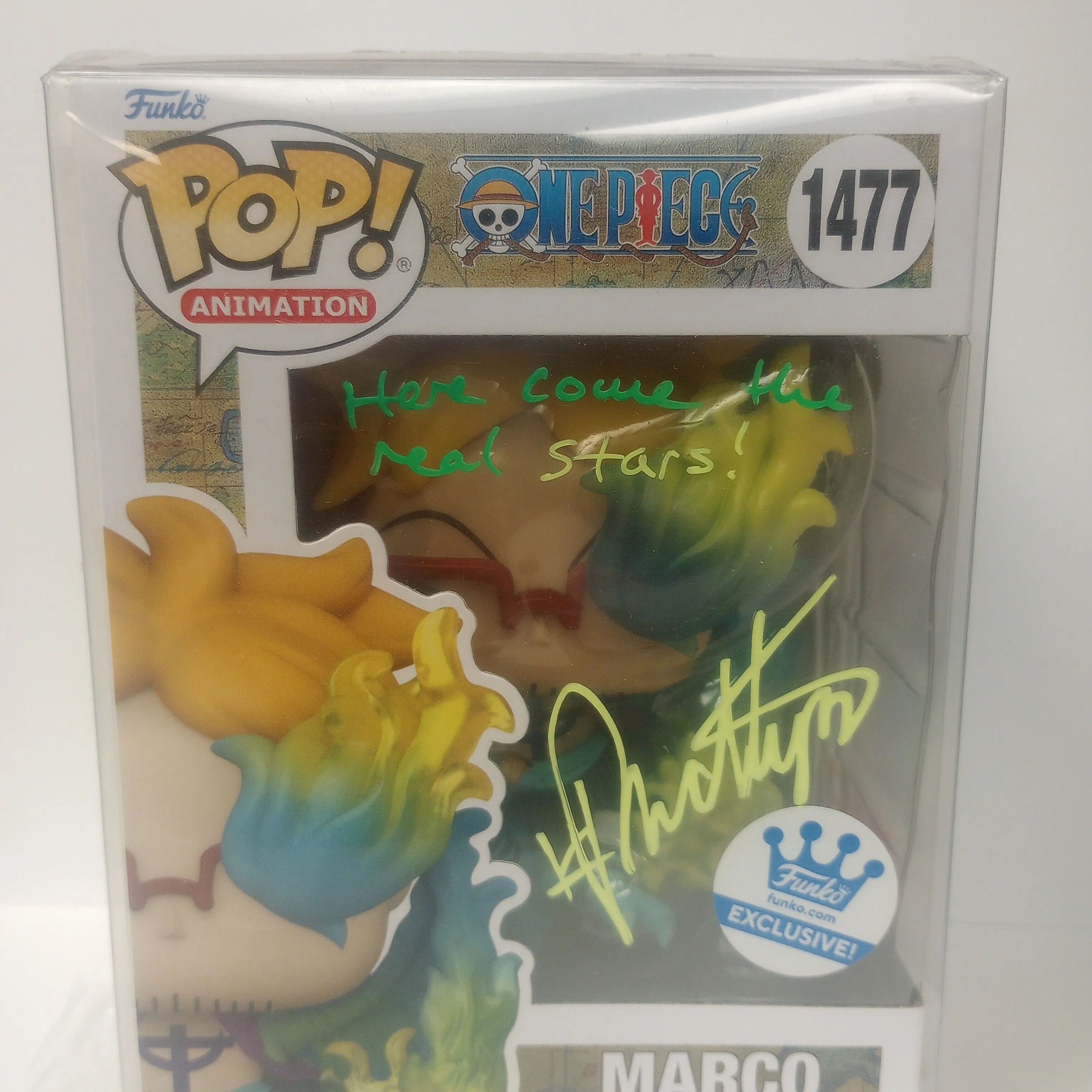 Product image for Marco Funko 1477 Signed JSA Certified Funko Exclusive One Piece 