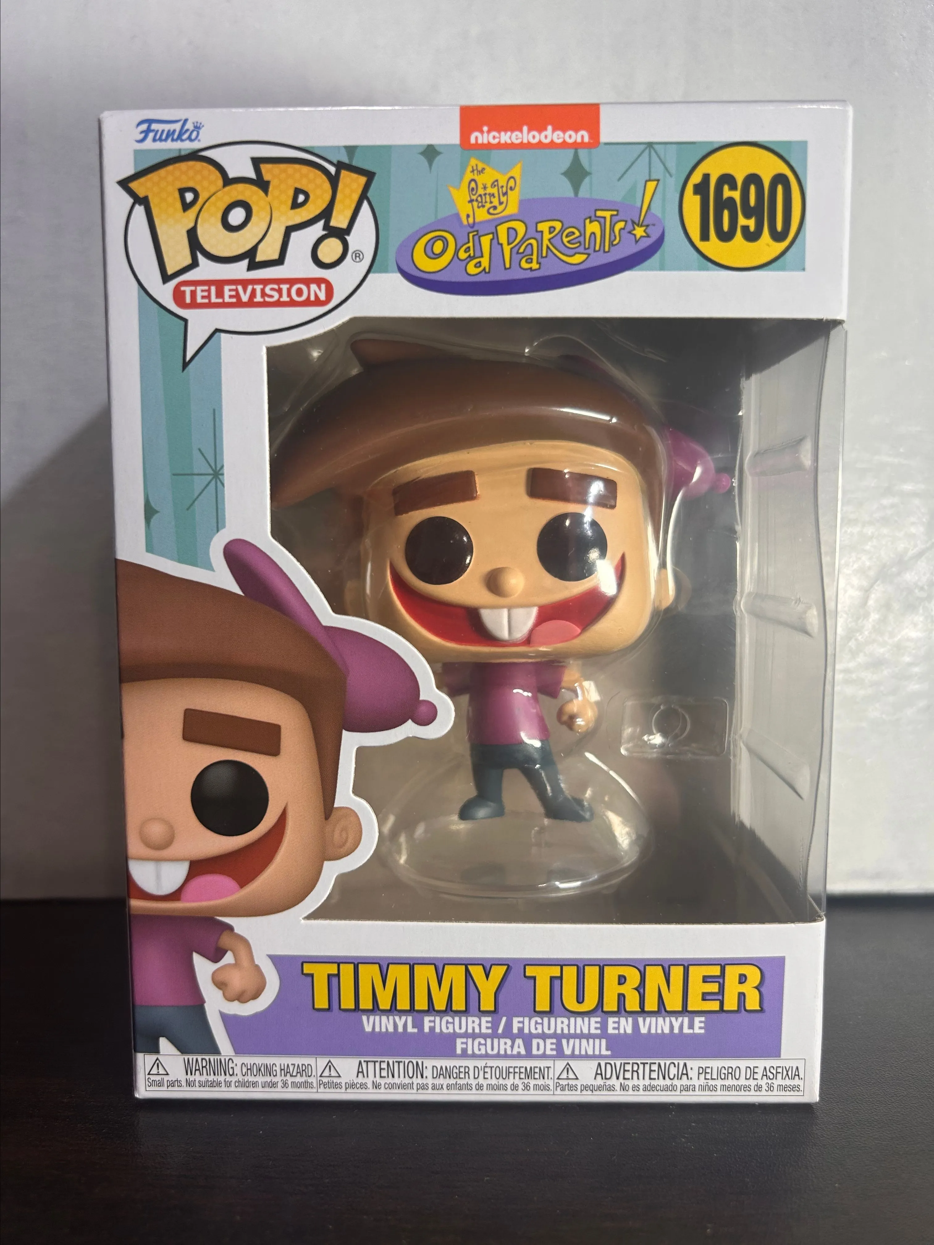 Product image for Timmy Turner The Fairly Odd Parents Nickelodeon Funko Pop 1690 With Protector