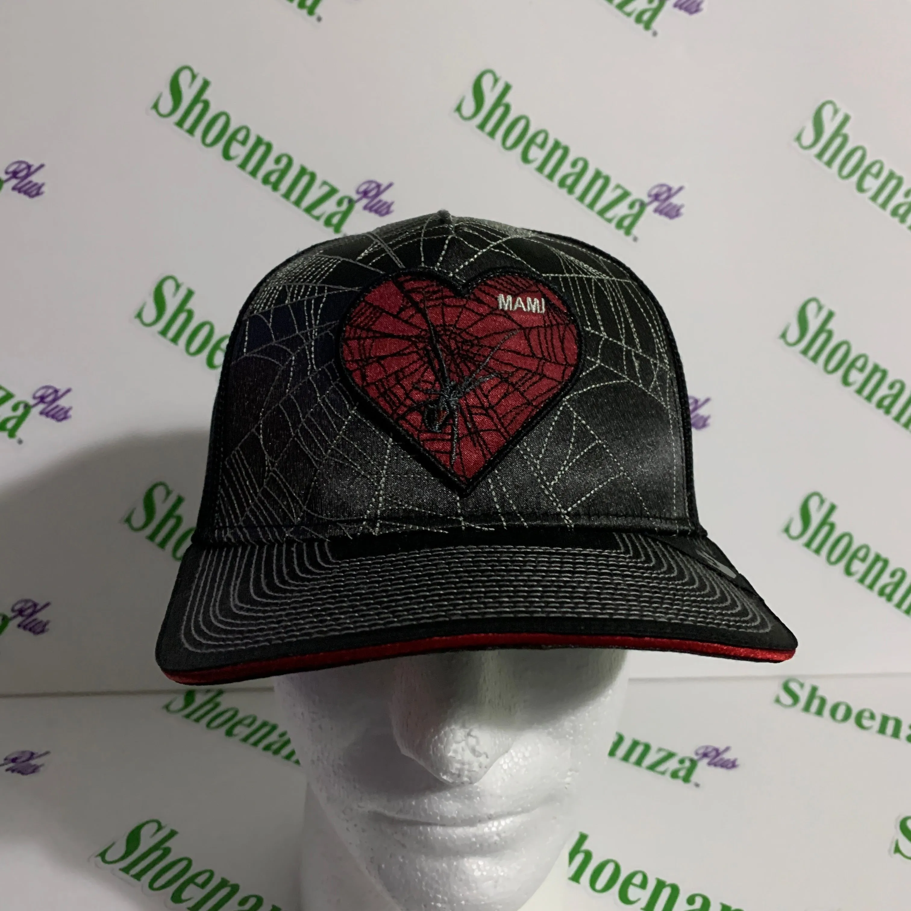 Product image for Goorin Bros Friday Drop The Farm Mami Black Widow Spider Web Heart Hat Cap