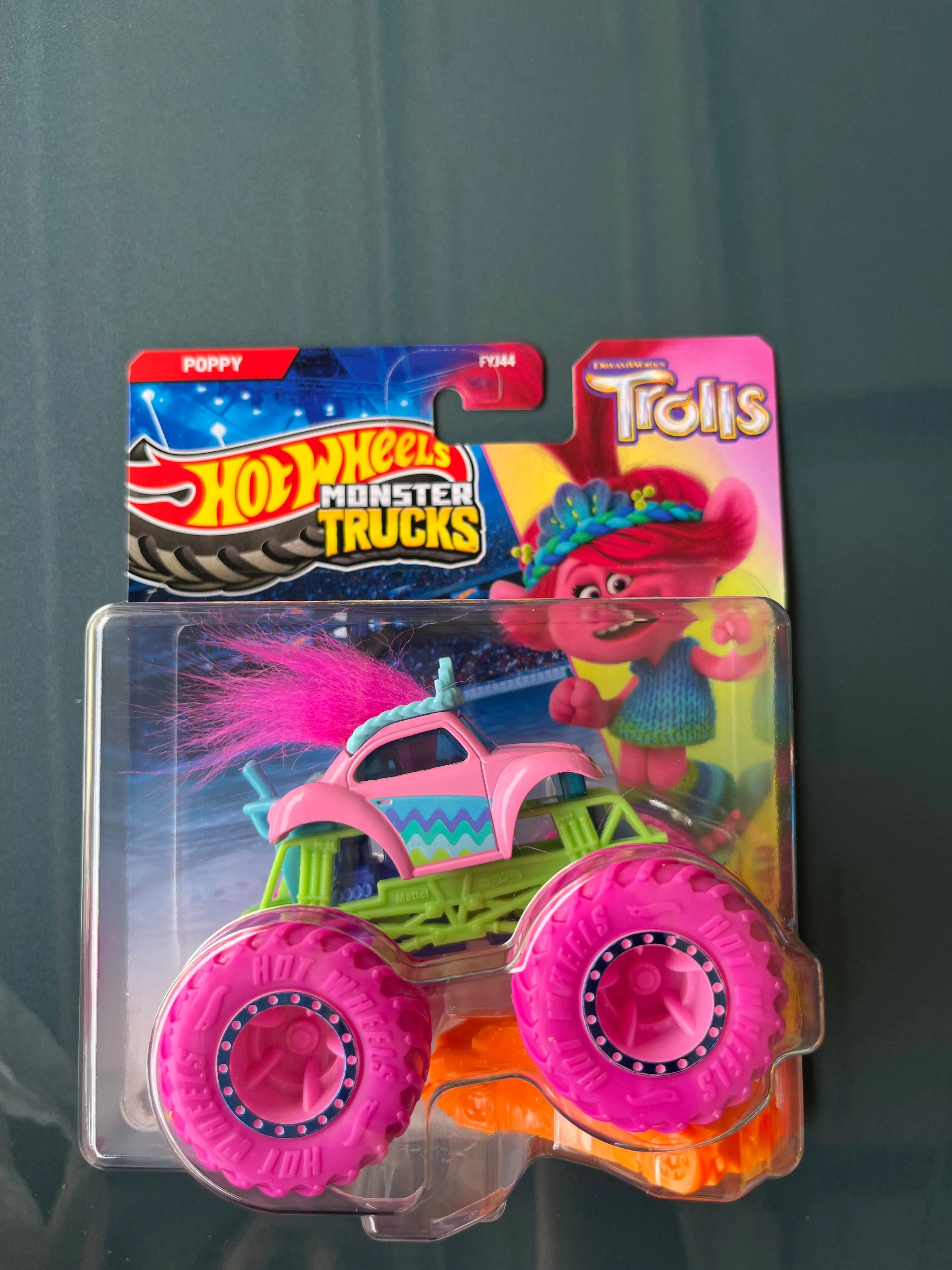 Product image for Hot Wheels Monster Truck POPPY TROLLS