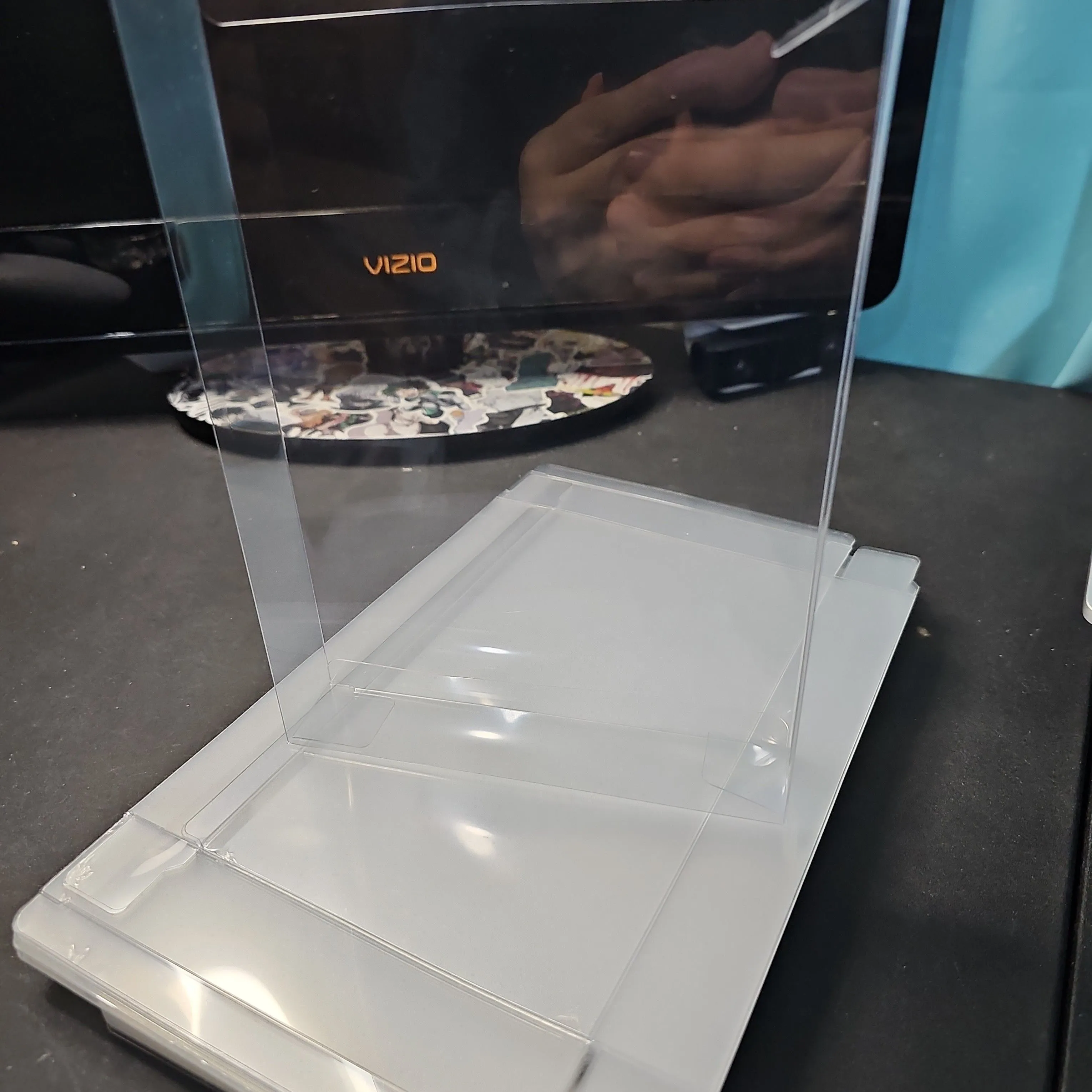 Product image for ATARI 2600 CIB GAME BOX -CLEAR PLASTIC PROTECTIVE BOX PROTECTOR SLEEVE CASE