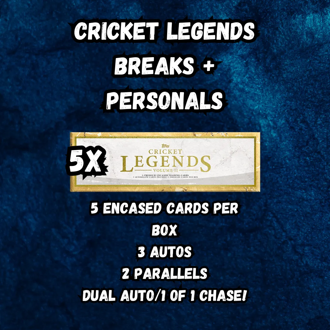 Product image for 1X CRICKET LEGENDS PERSONAL BOX