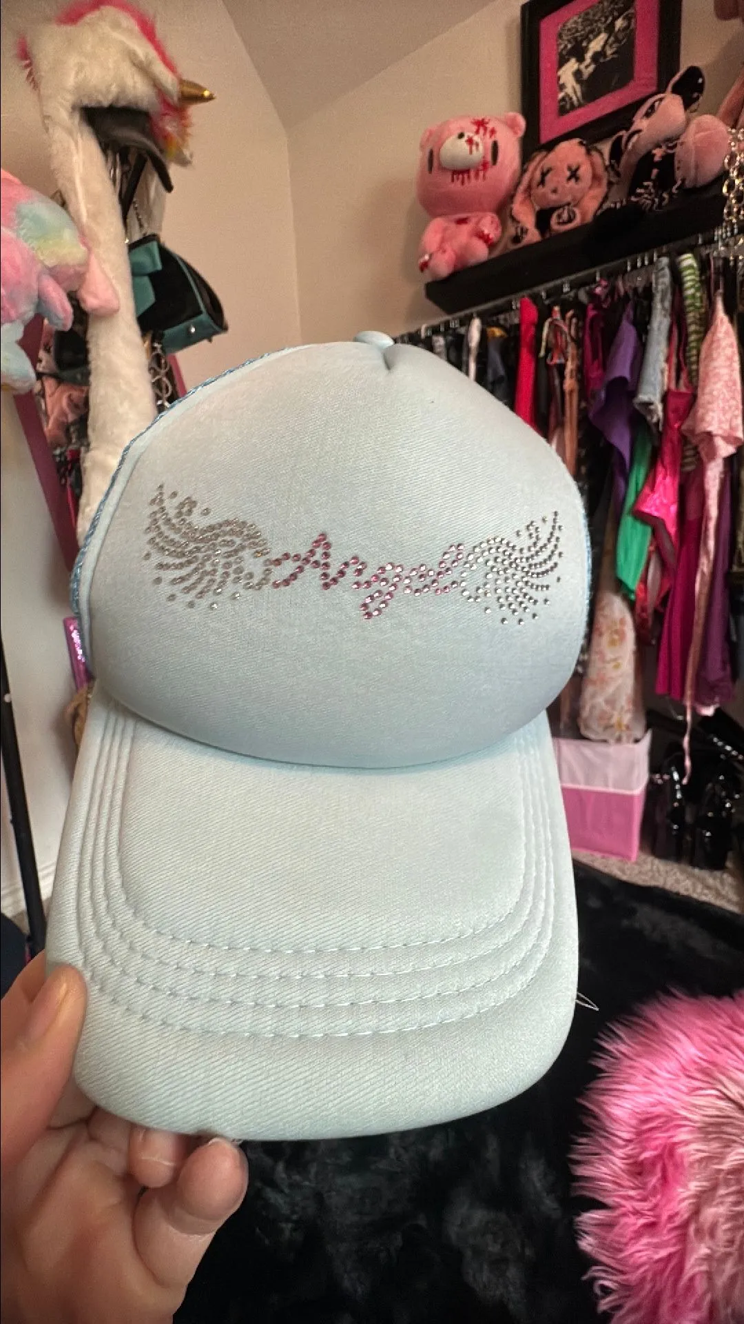 Product image for Rhinestone Angel hat