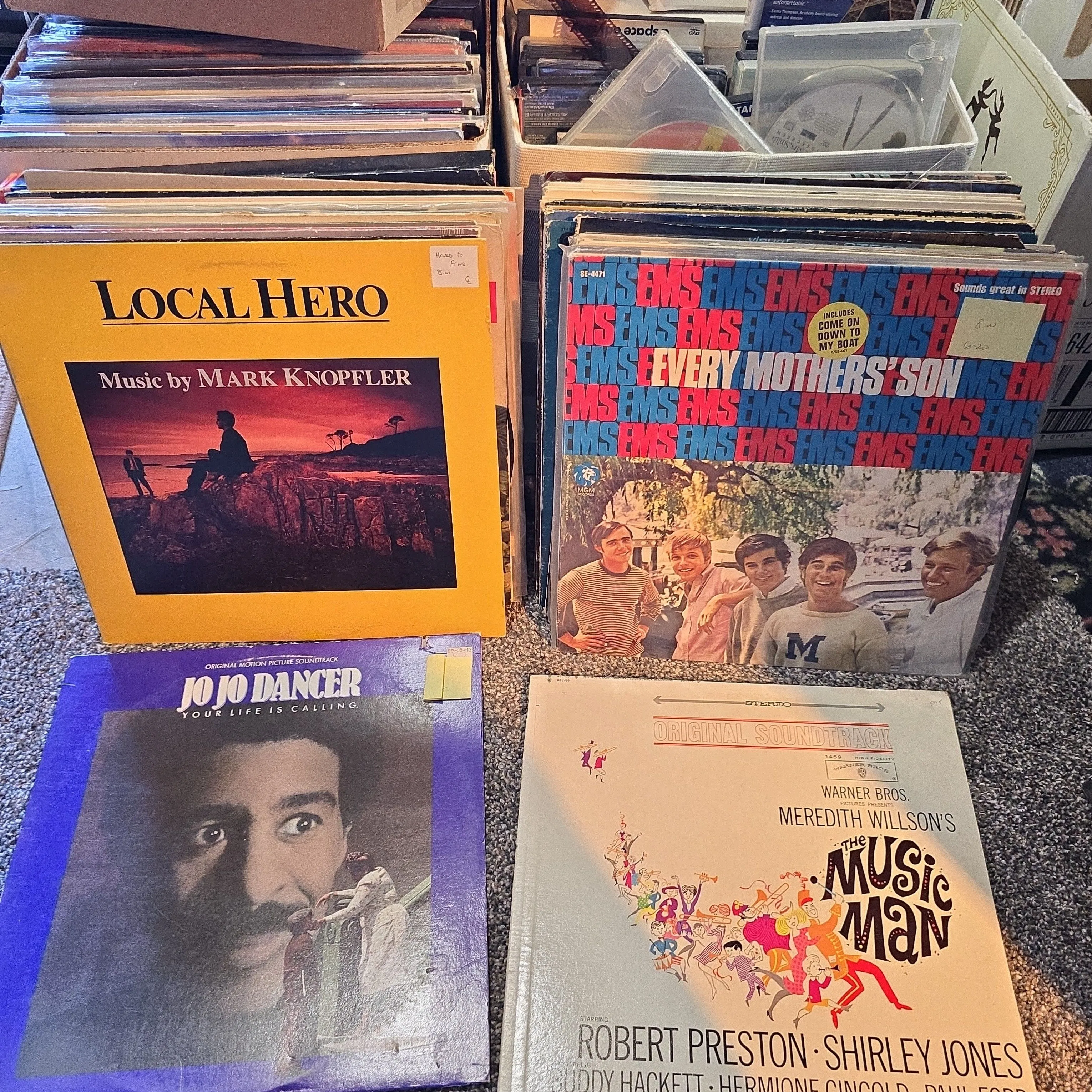 Product image for Vinyl records  Box 7, select any and I will lot items or run