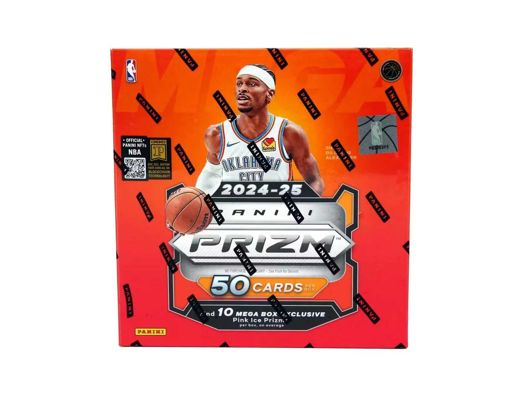 Product image for 2024-25 Prizm Basketball Mega Box Pack - 1 Pack