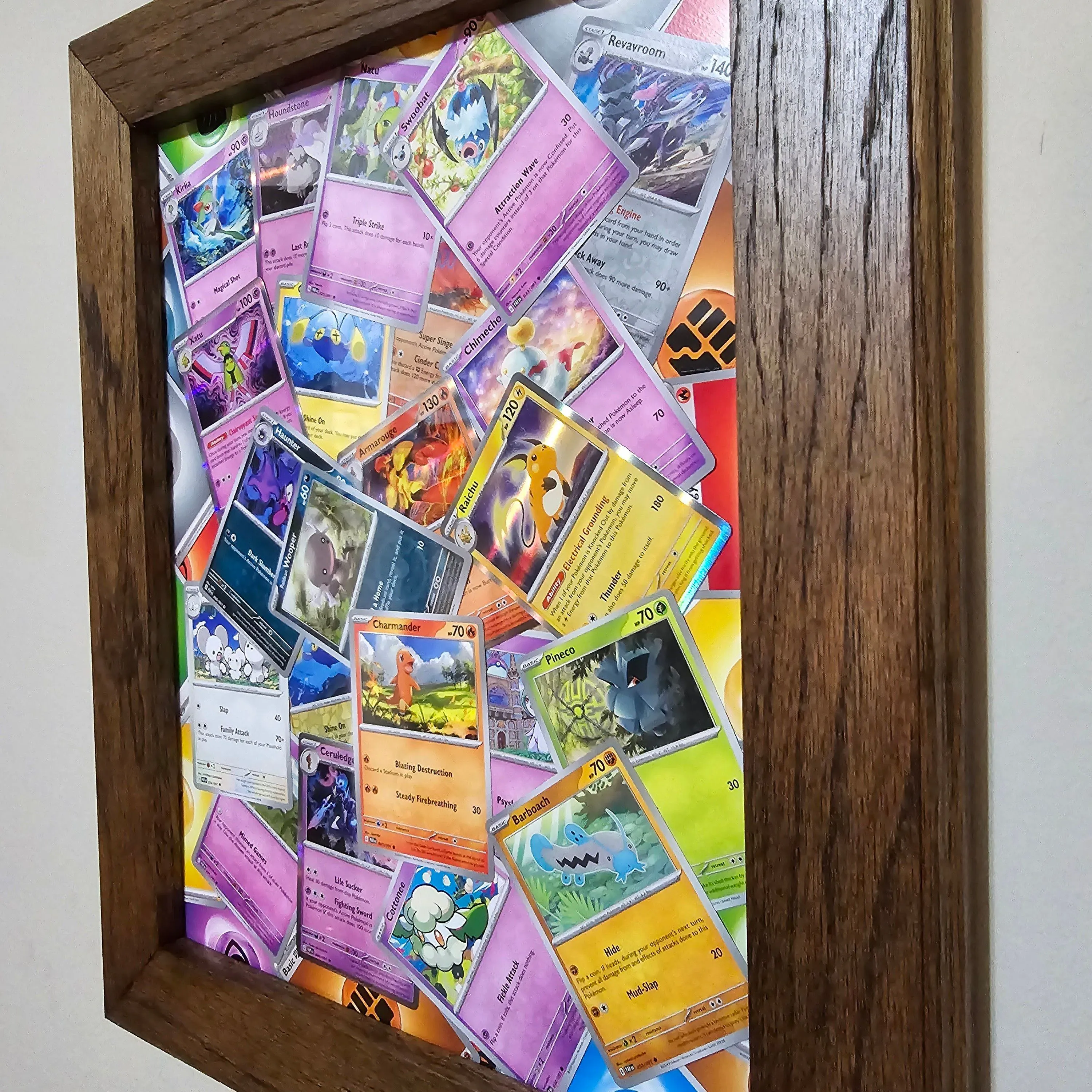 frame for pokemon cards Toploader Display Frames Wall Mountable for TCG Pokemon, Magic, One Pi –  Casual Chicken