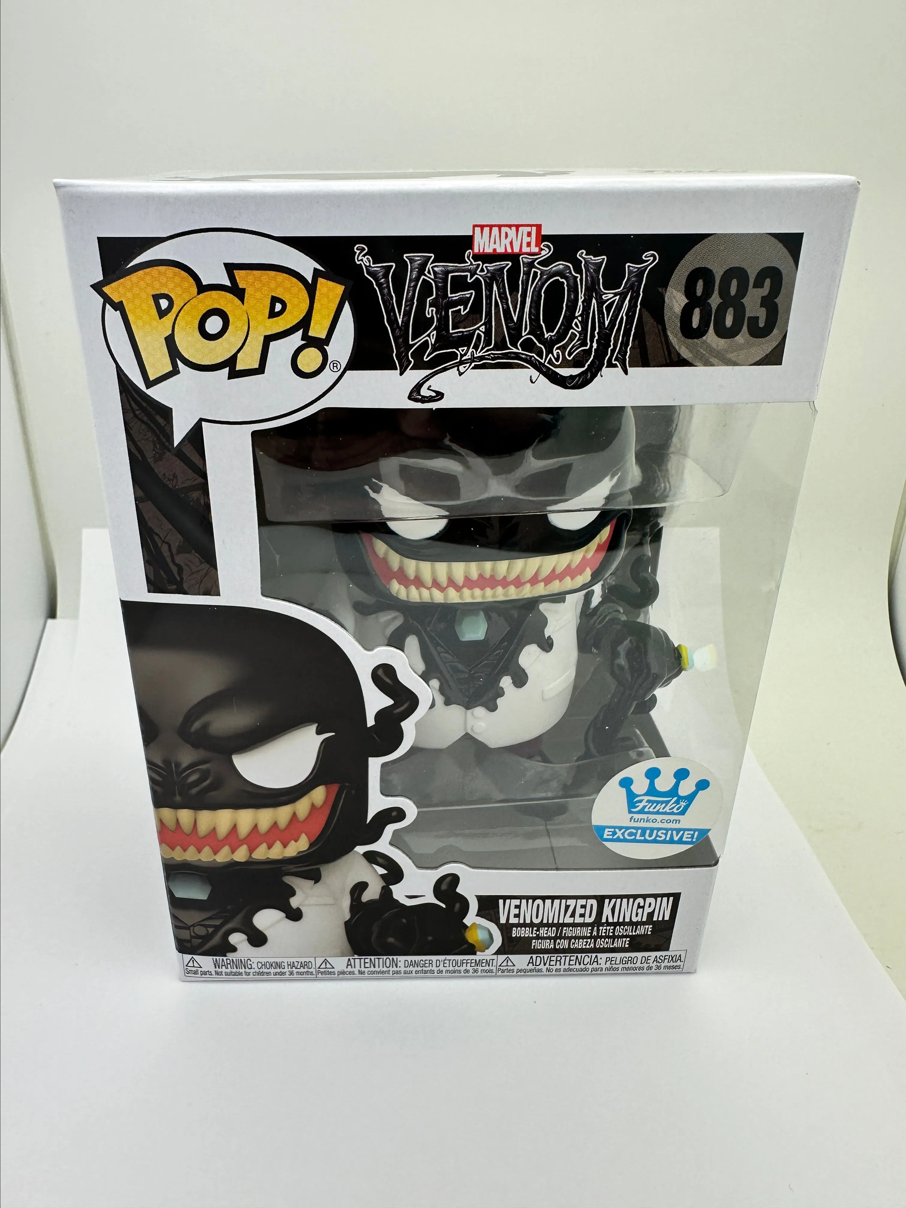 Product image for Funko Pop! Venomized KINGPIN VENOM #883 FUNKO SHOP EXCLUSIVE + PoP Protector