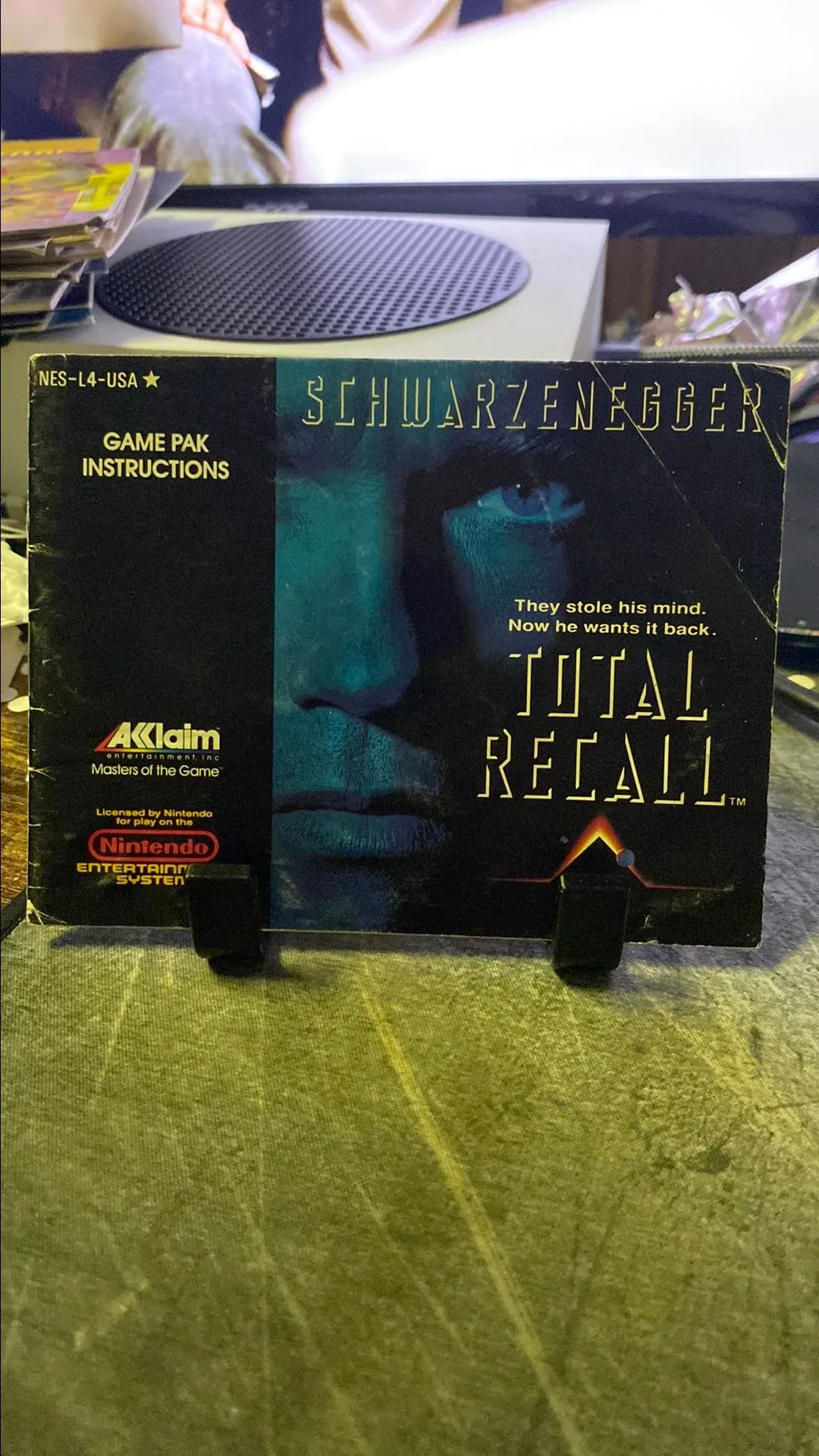Product image for Total Recall MANUAL ONLY NES