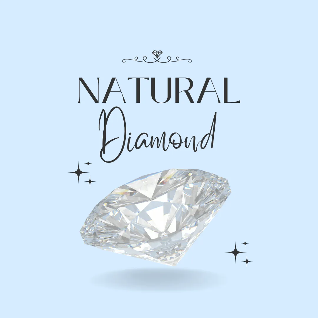 Product image for 💎NATURAL DIAMONDS IN 925 STERLING SILVER AND 10K GOLD💎