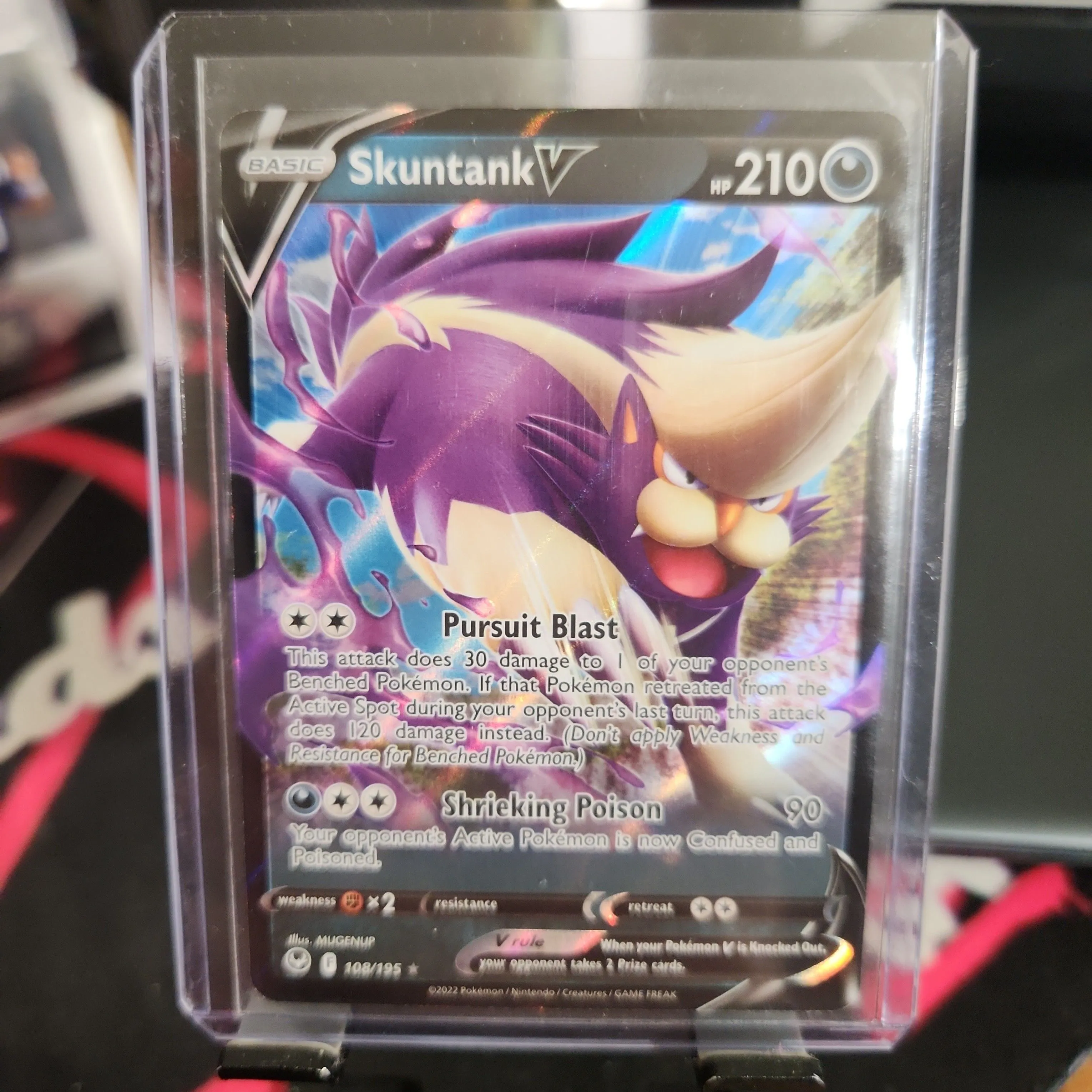Skuntank V - 108/195 Silver Tempest Ultra Rare Pokemon Card TCG -  English!!!  Whatnot: Shop, Sell, Connect