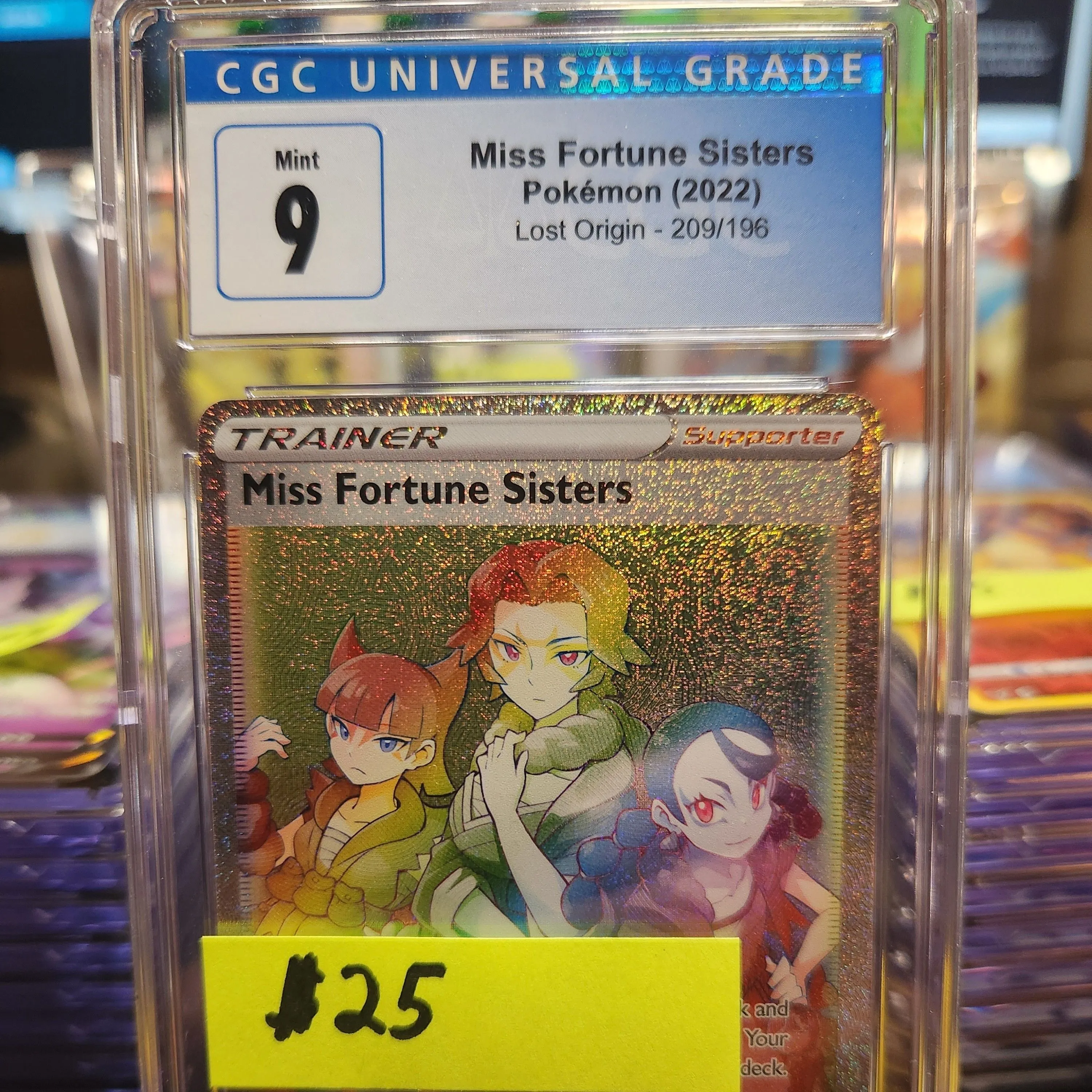 Product image for CGC mint 9 hyper rare miss fortune sisters lost origins