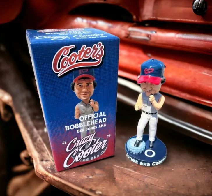 Product image for The Dukes Of Hazzard Cooters Crazy Cooter Ben Jones Bobblehead New LIMITED