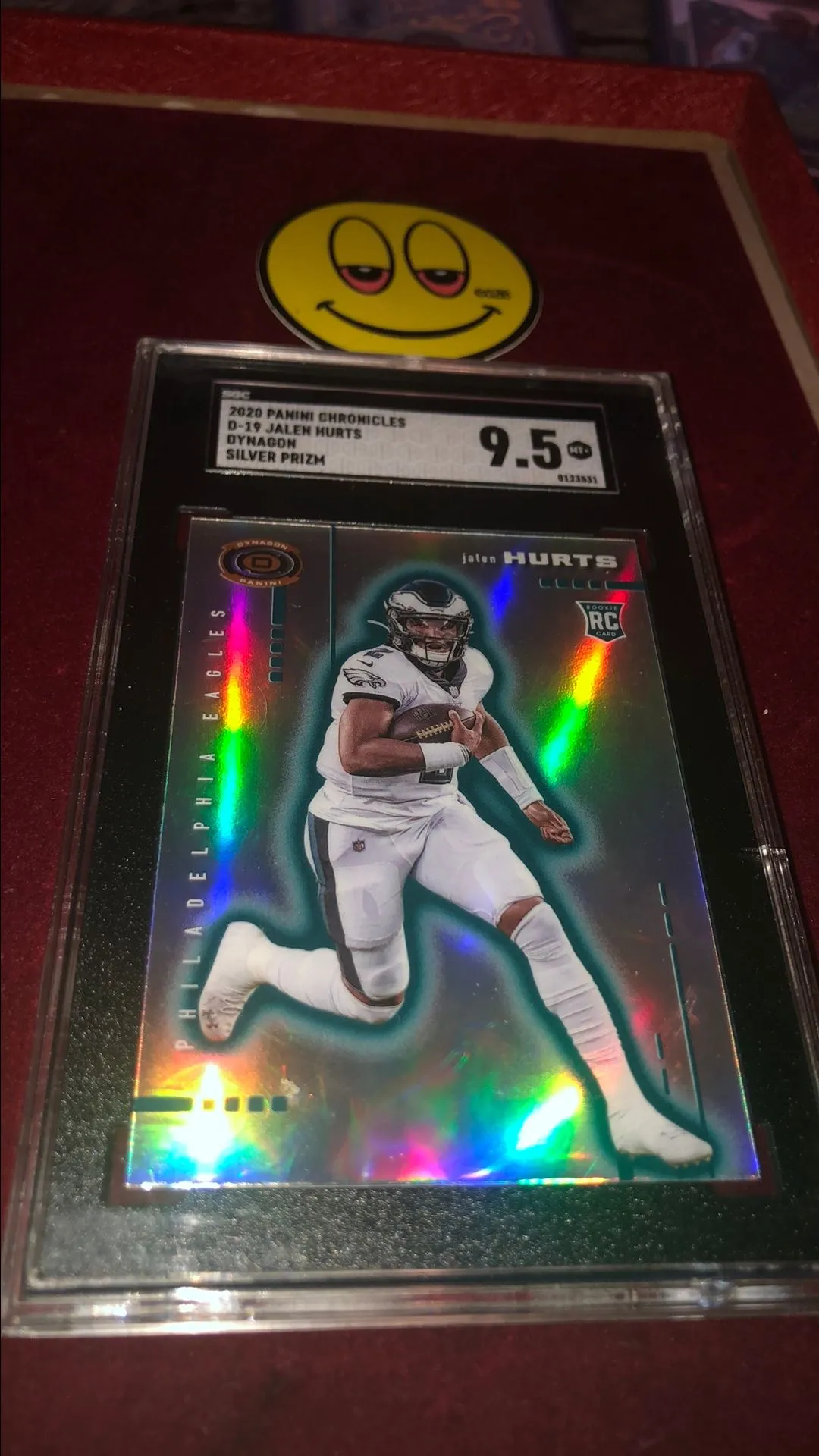Product image for SCG 9.5 JALEN  HURTS DYNAGON SIVER PRIZM