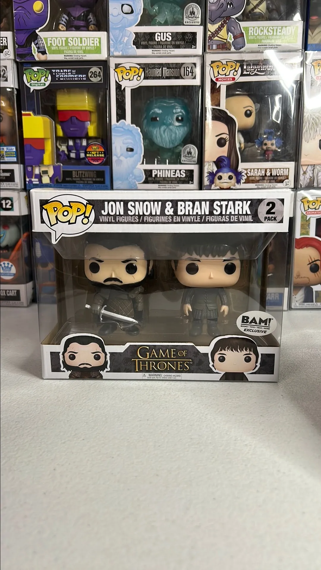 Product image for Jon Snow & Bran Stark (Game of Thrones) (TV) 2-Pack