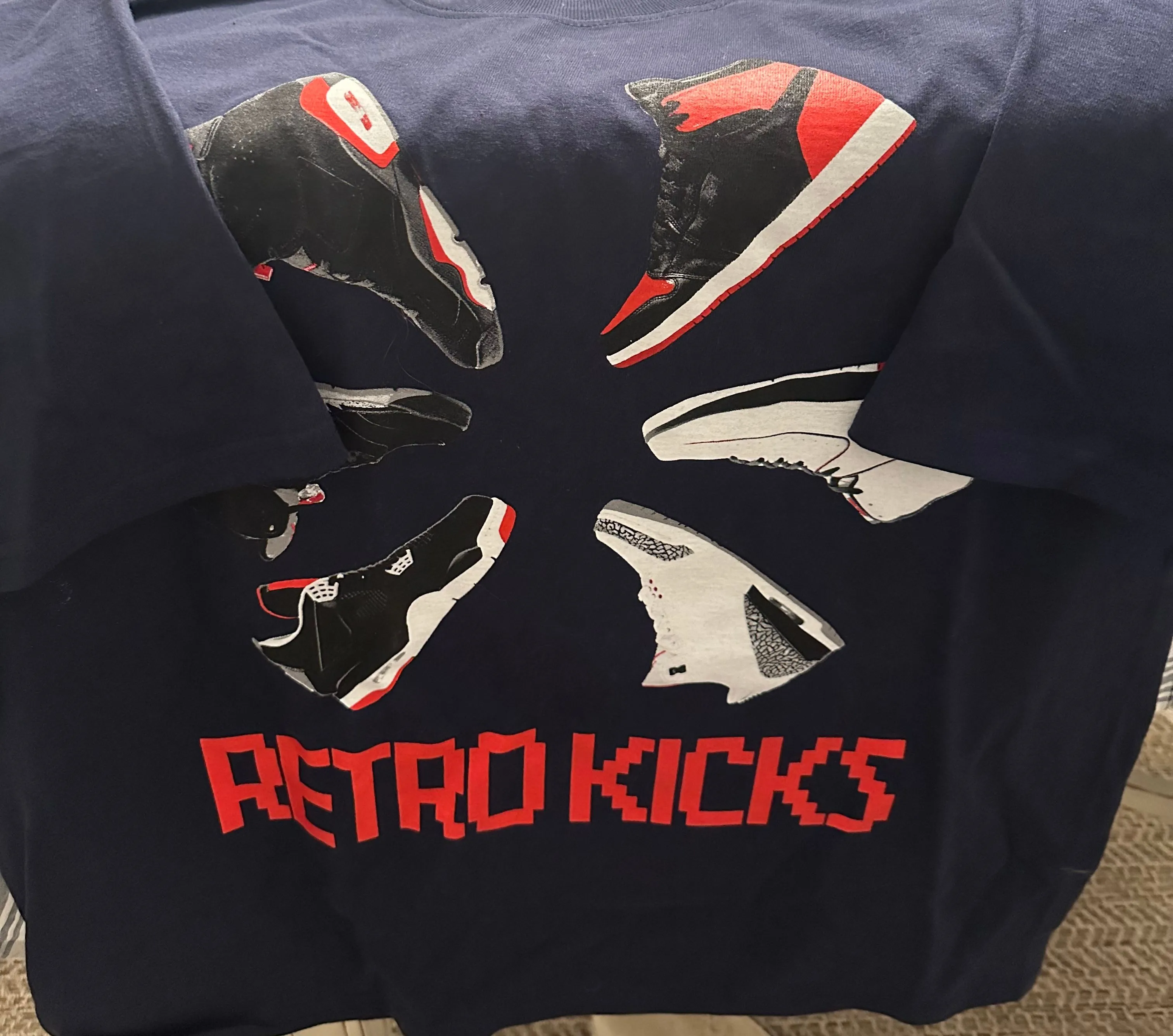 Product image for Retro Kicks Tee Size L