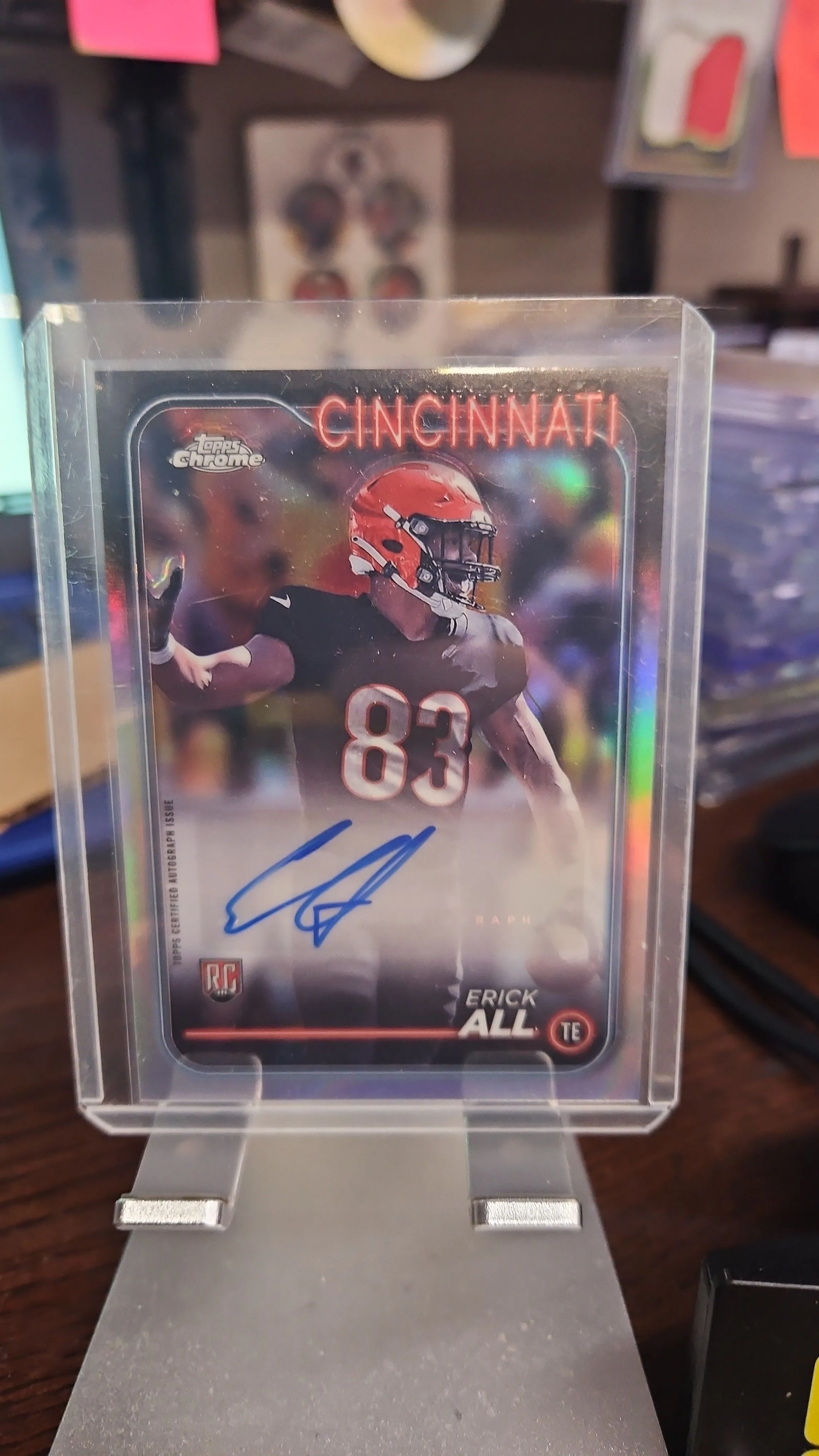 Product image for Erick All Rookie Auto...2024 Topps Chrome..Bengals