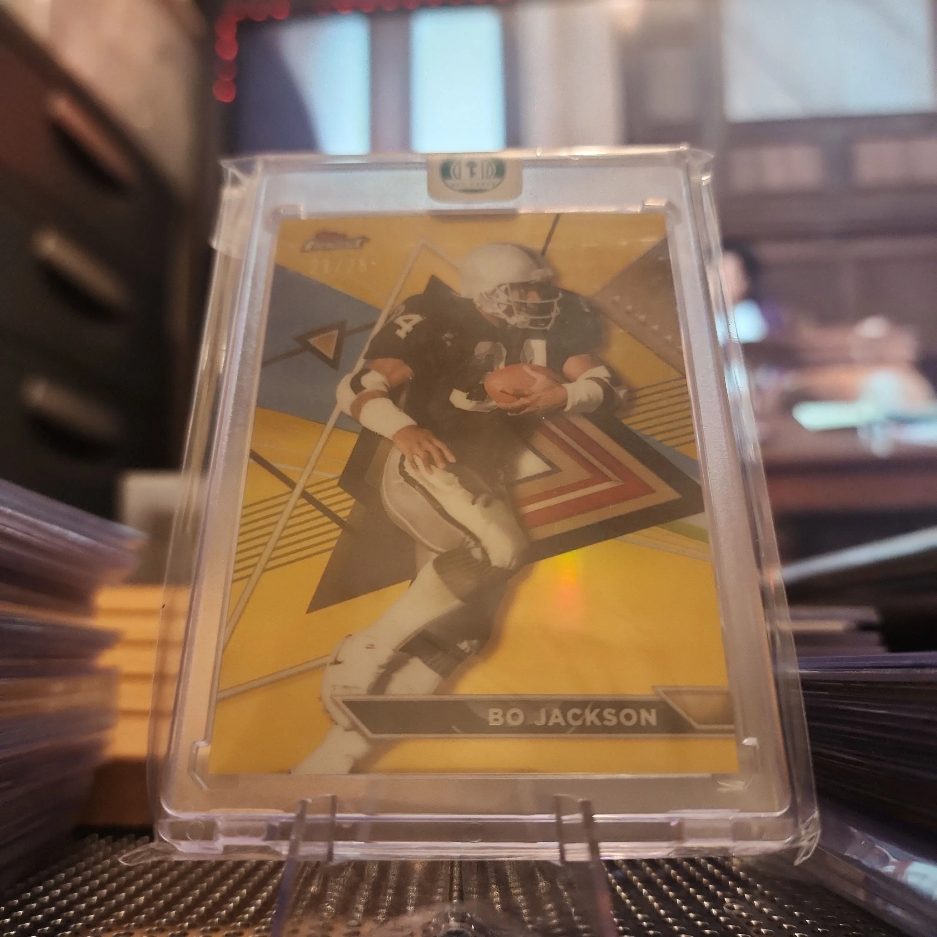 Product image for Bo Jackson  2023 Topps Composite Finest Gold Refractor SP #21/25 - RAIDERS