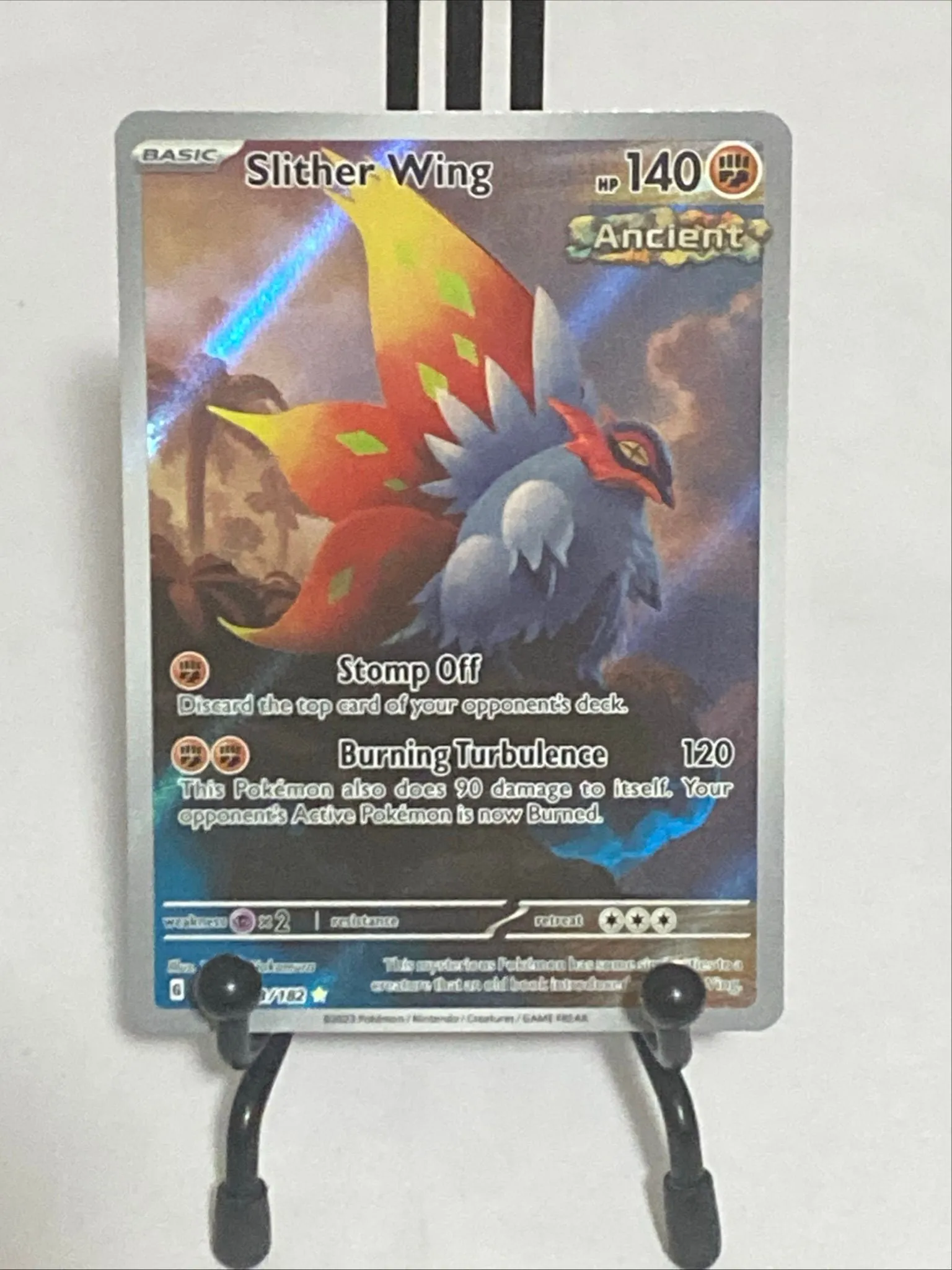 slither wing pokemon card 2023 Pokémon Paradox Rift Px2 / None / 3 SV04 Pokemon Slither Wing Ancient lot