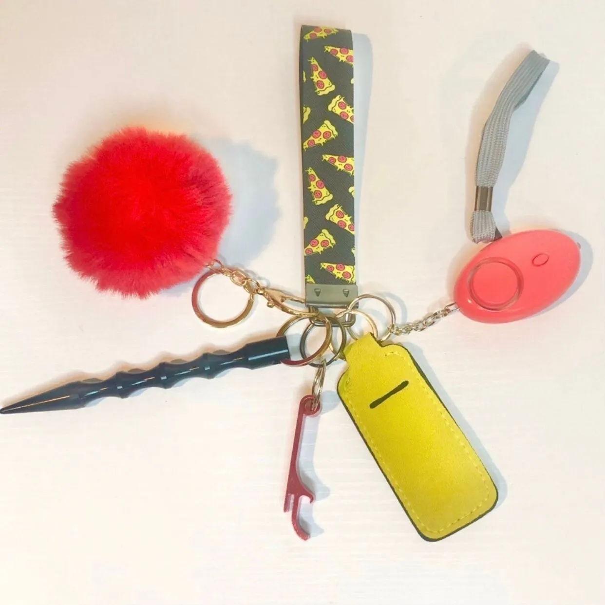 Product image for Pizza Safety Keychain