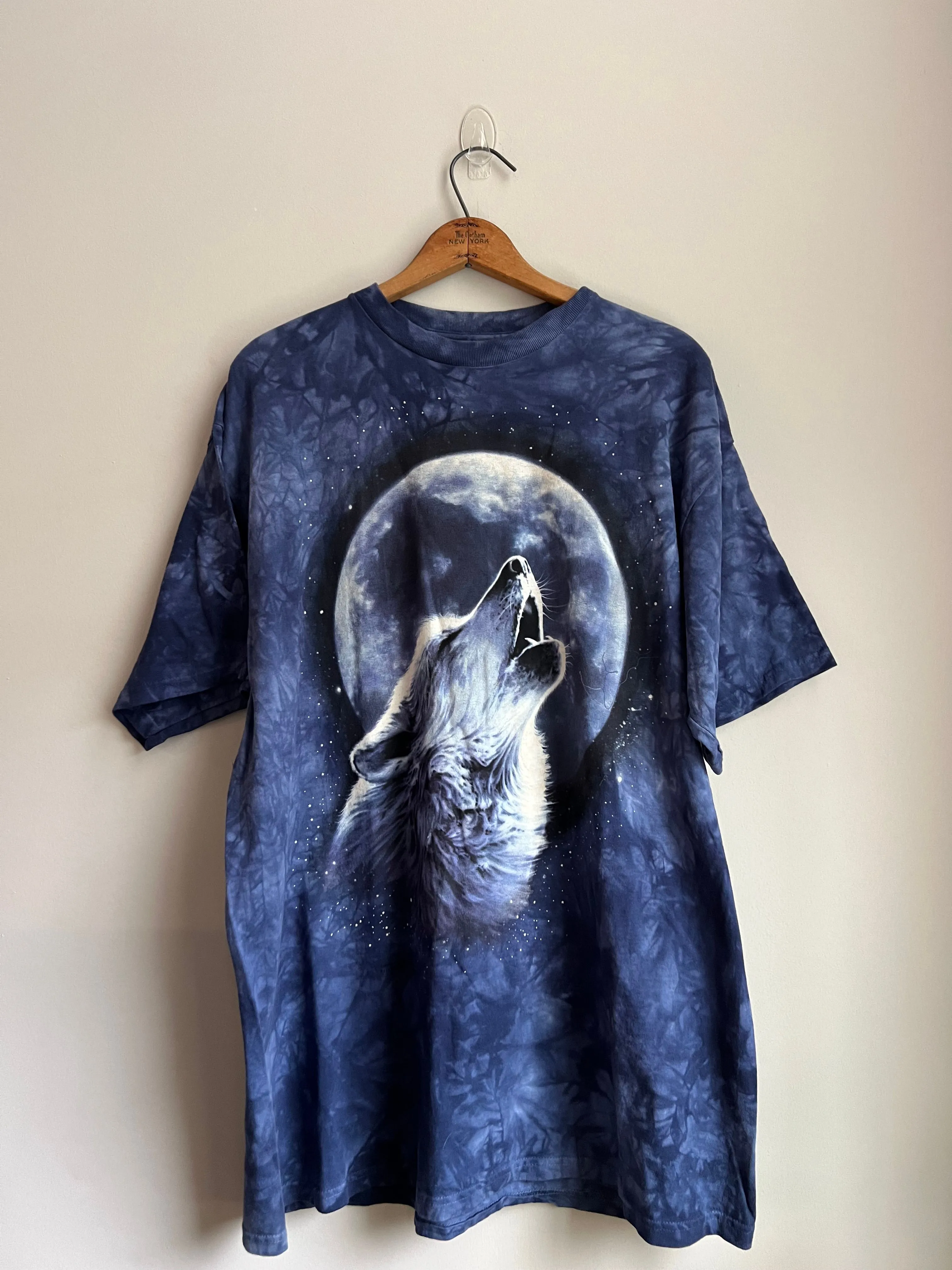 Product image for 1997 The Mountain Tie Dye Wolf Nature Tee