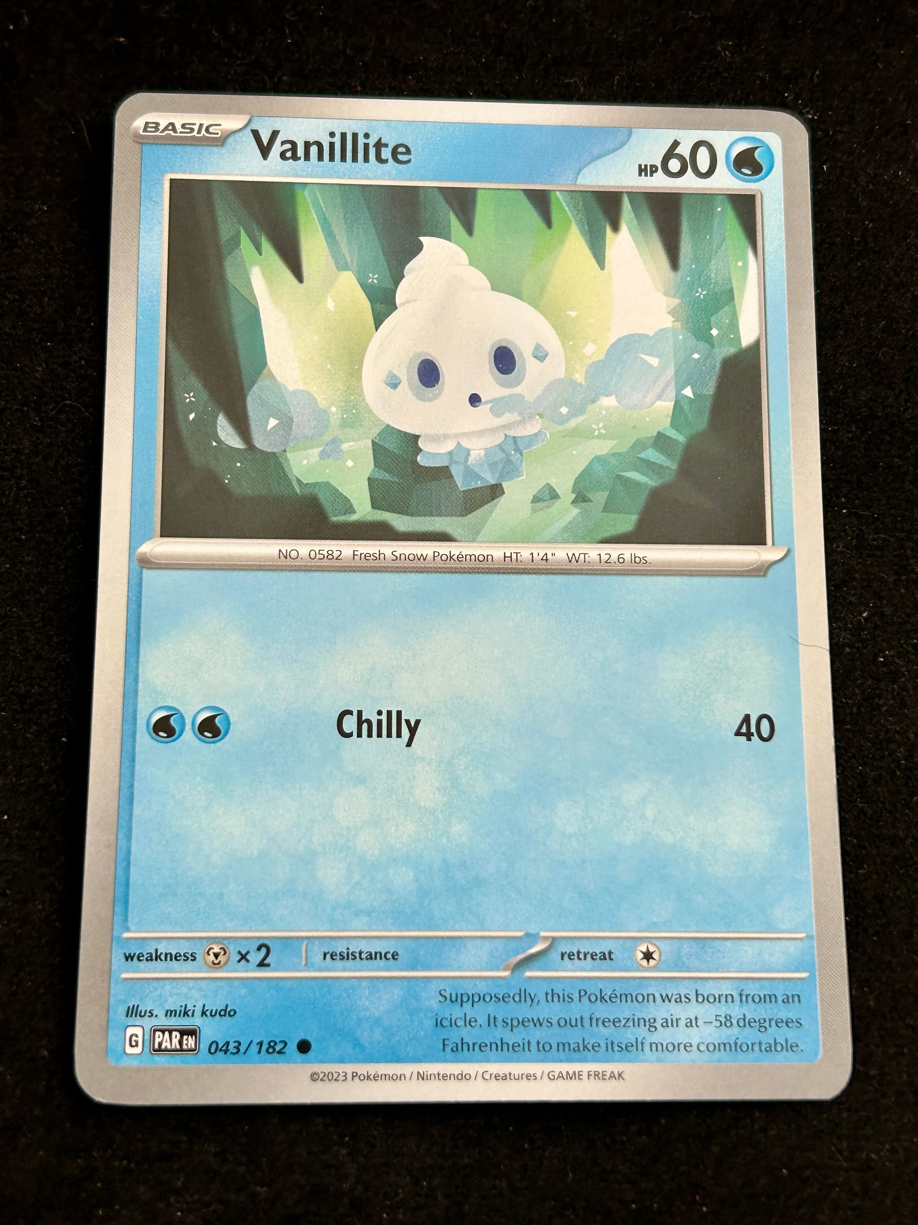 Product image for TCG - Vanillite #43 Pokemon Paradox Rift