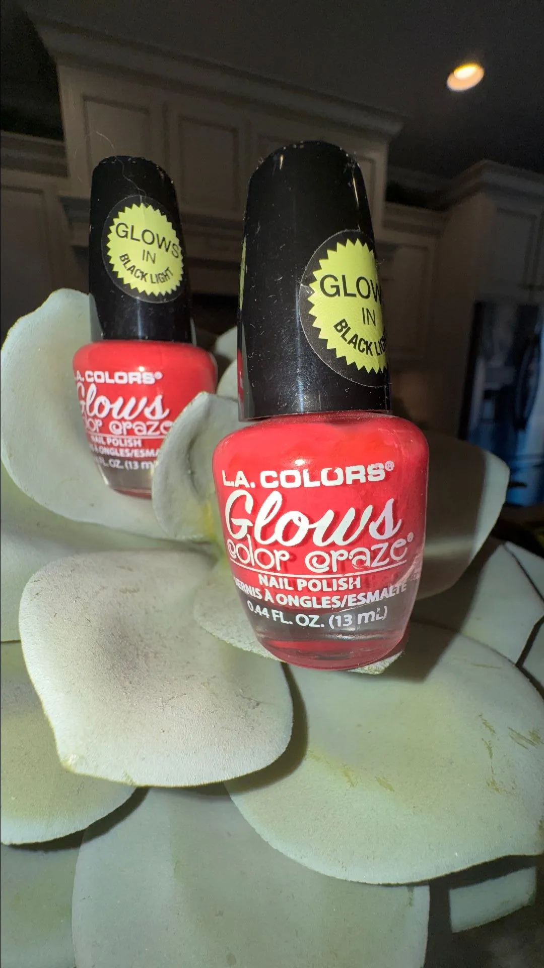 Product image for Nail polish lot of 2 by LA Colors glows! Electric