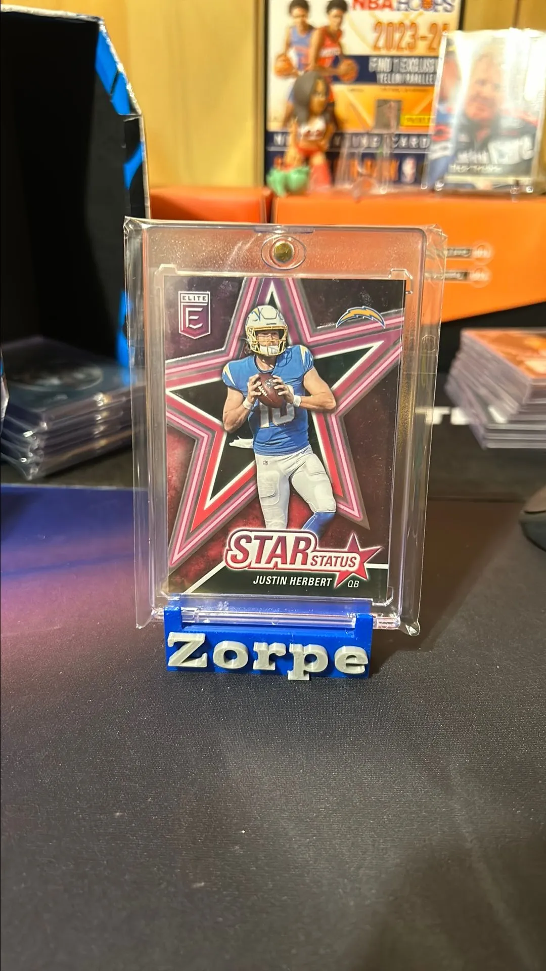 Product image for 2022 Donruss Elite Star Status Green #SS4 Justin Herbert Football Card Q2