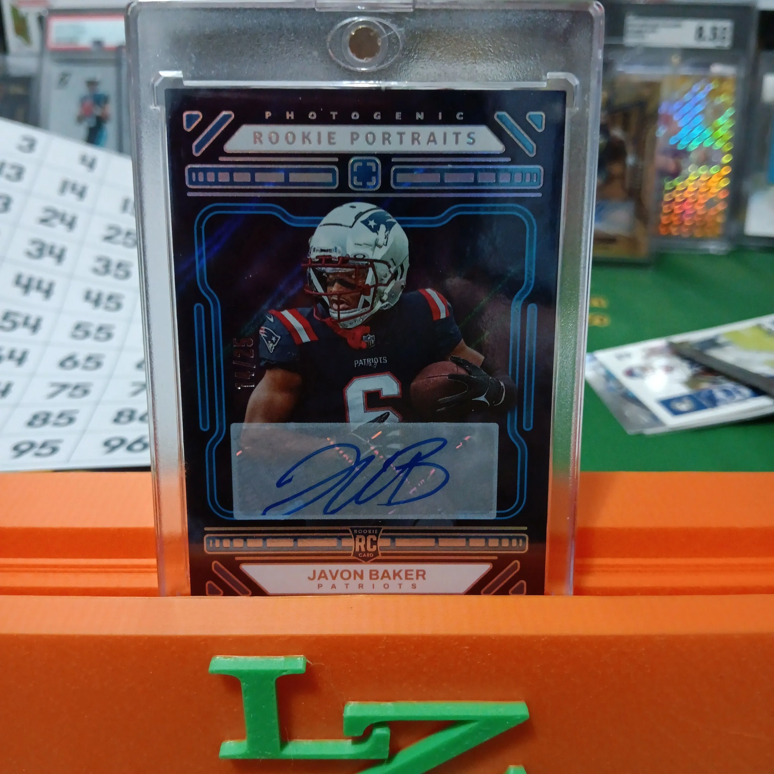 Product image for JAVON BAKER ROOKIE AUTO 14/25