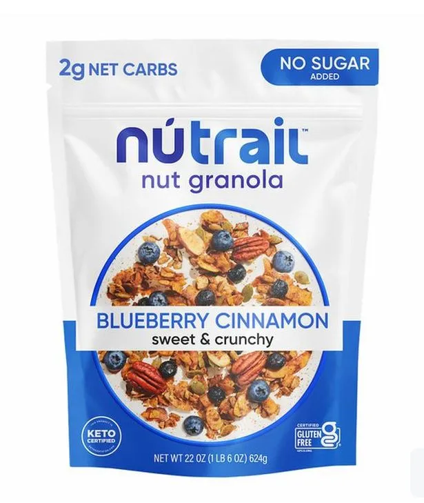 Product image for Nu Trait Nut Granola Blueberry Cinnamon