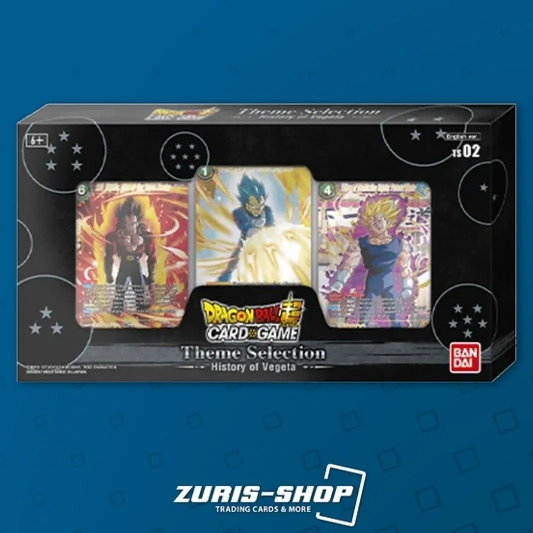 Produktbild für DRAGONBALL Super Karten CARD GAME THEME SELECTION HISTORY OF VEGETA TS02 - EN
